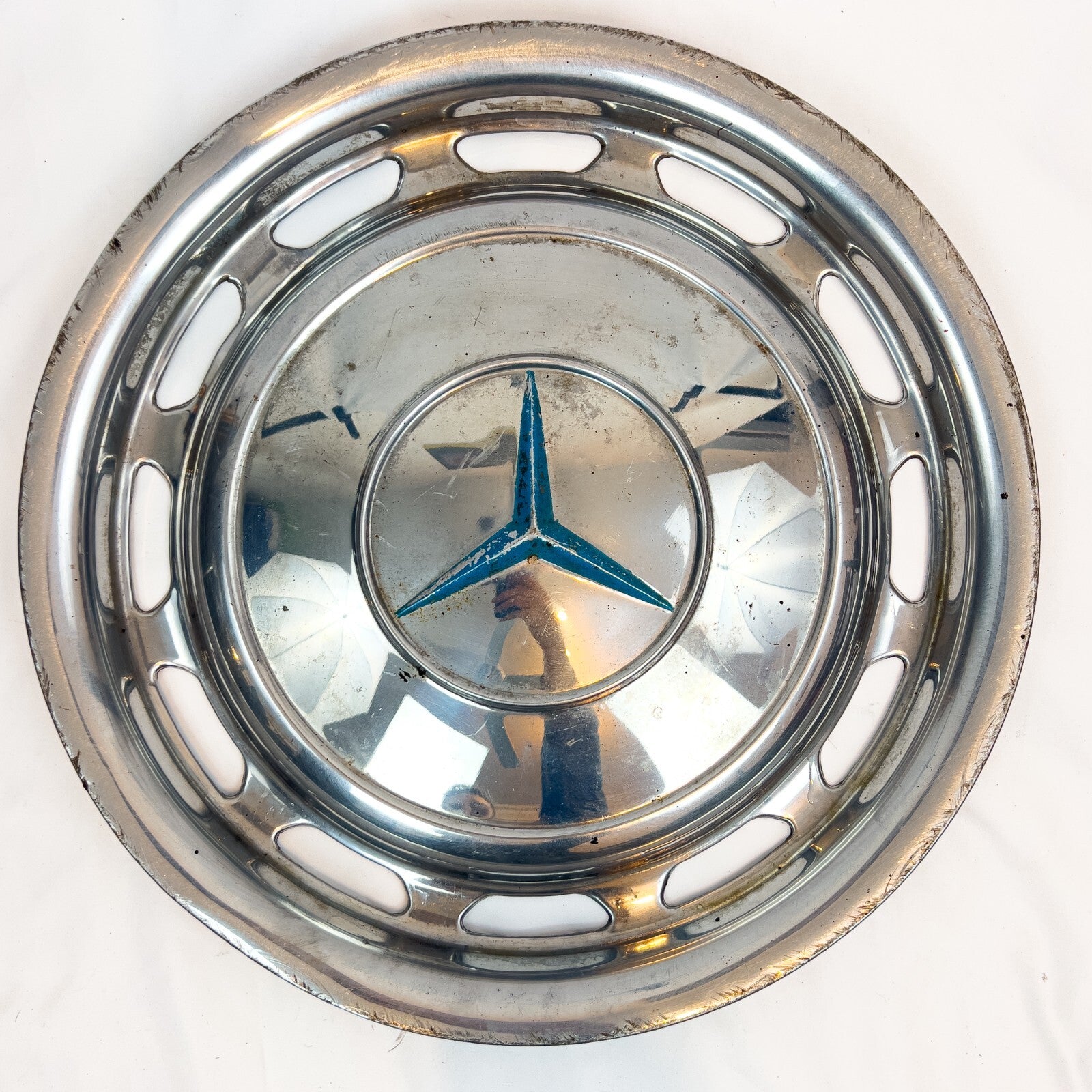 Mercedes Benz 14 Zoll Raddeckel Radkappe Zierblende Chrom Classic A1154010324 – Bild 3