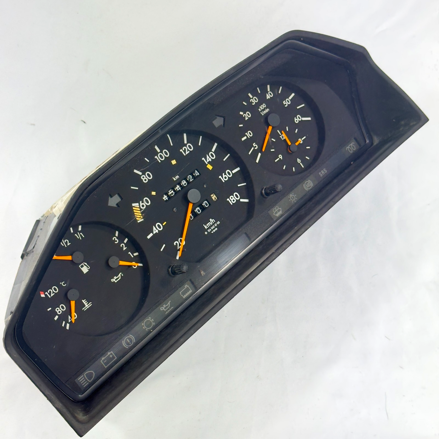 Mercedes W124 200D 200TD Tacho Kombiinstrument 180kmh Diesel A12454207663