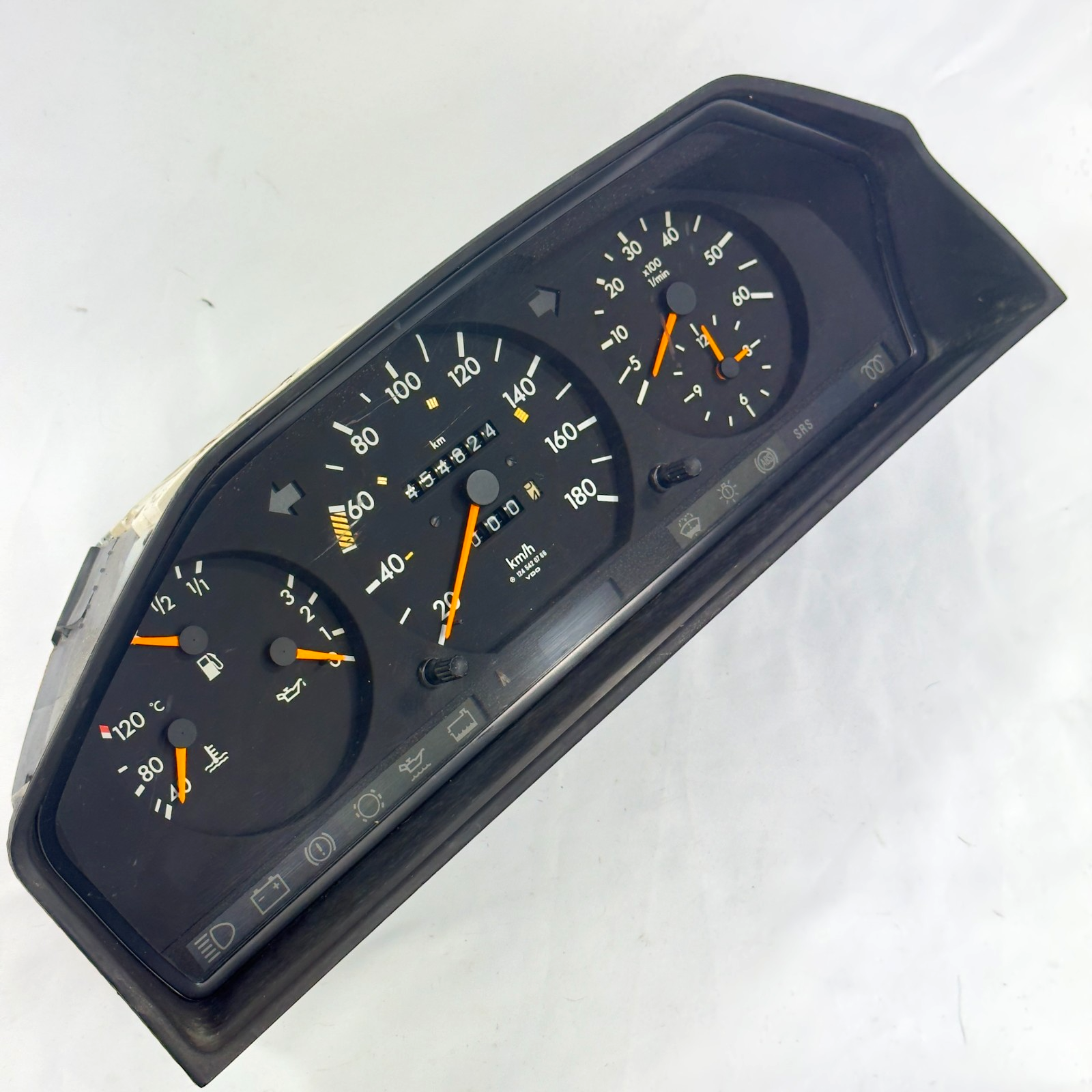 Mercedes W124 200D 200TD Tacho Kombiinstrument 180kmh Diesel A12454207663