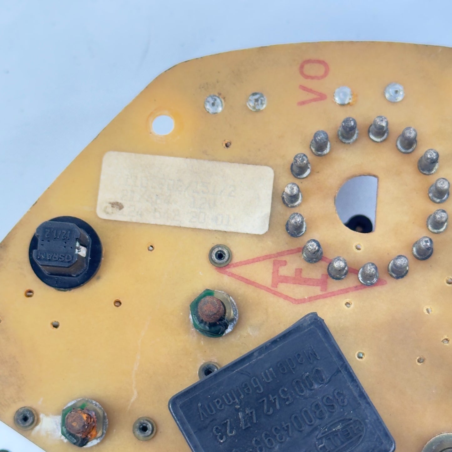 Mercedes W124 Tankanzeige Öldruck Tacho 260E 280E 200TE 230TE 300TE A12454220017