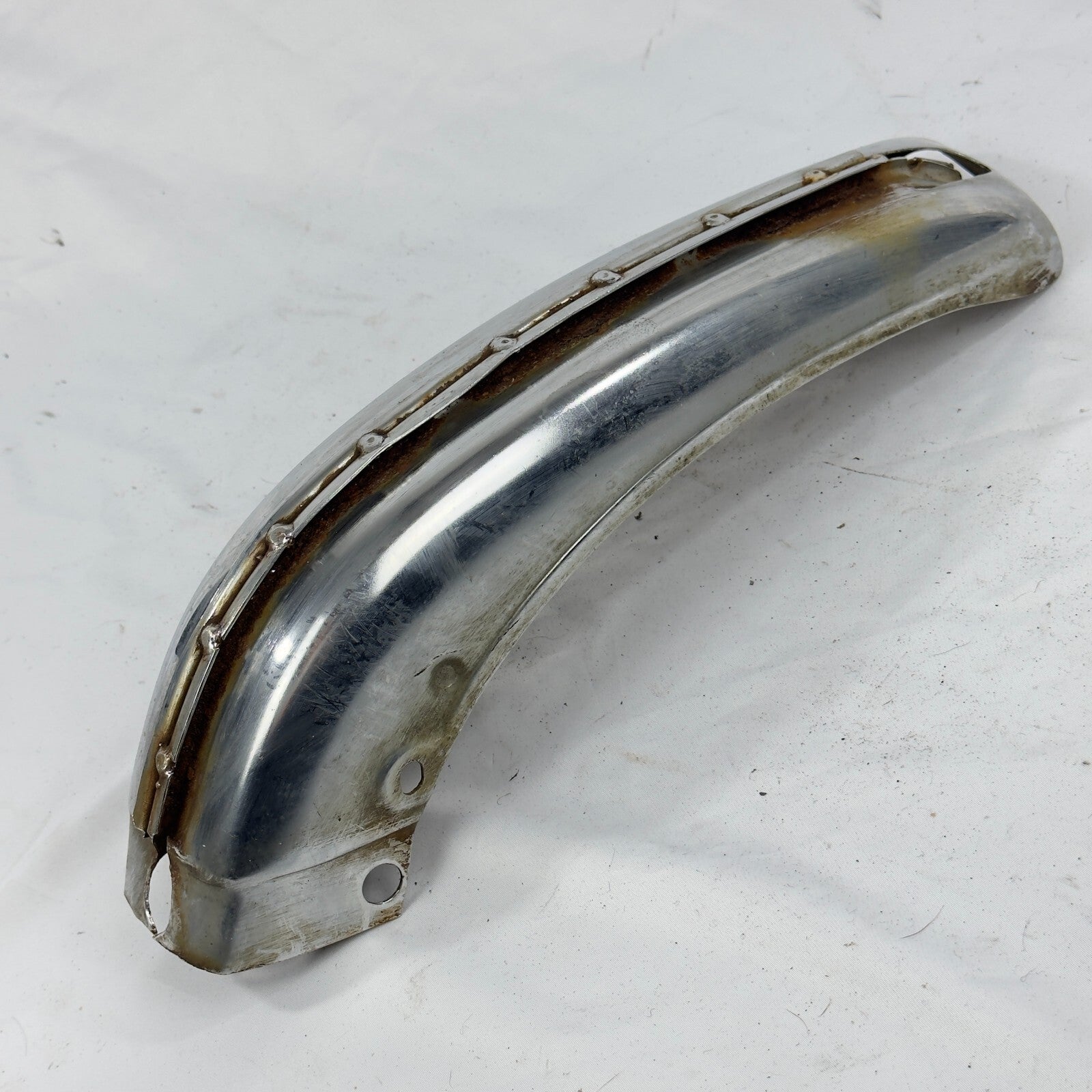 Stossfaenger Stossstange Links Vorne Chrom A1168800570 MercedesBenz W116 – Bild 3