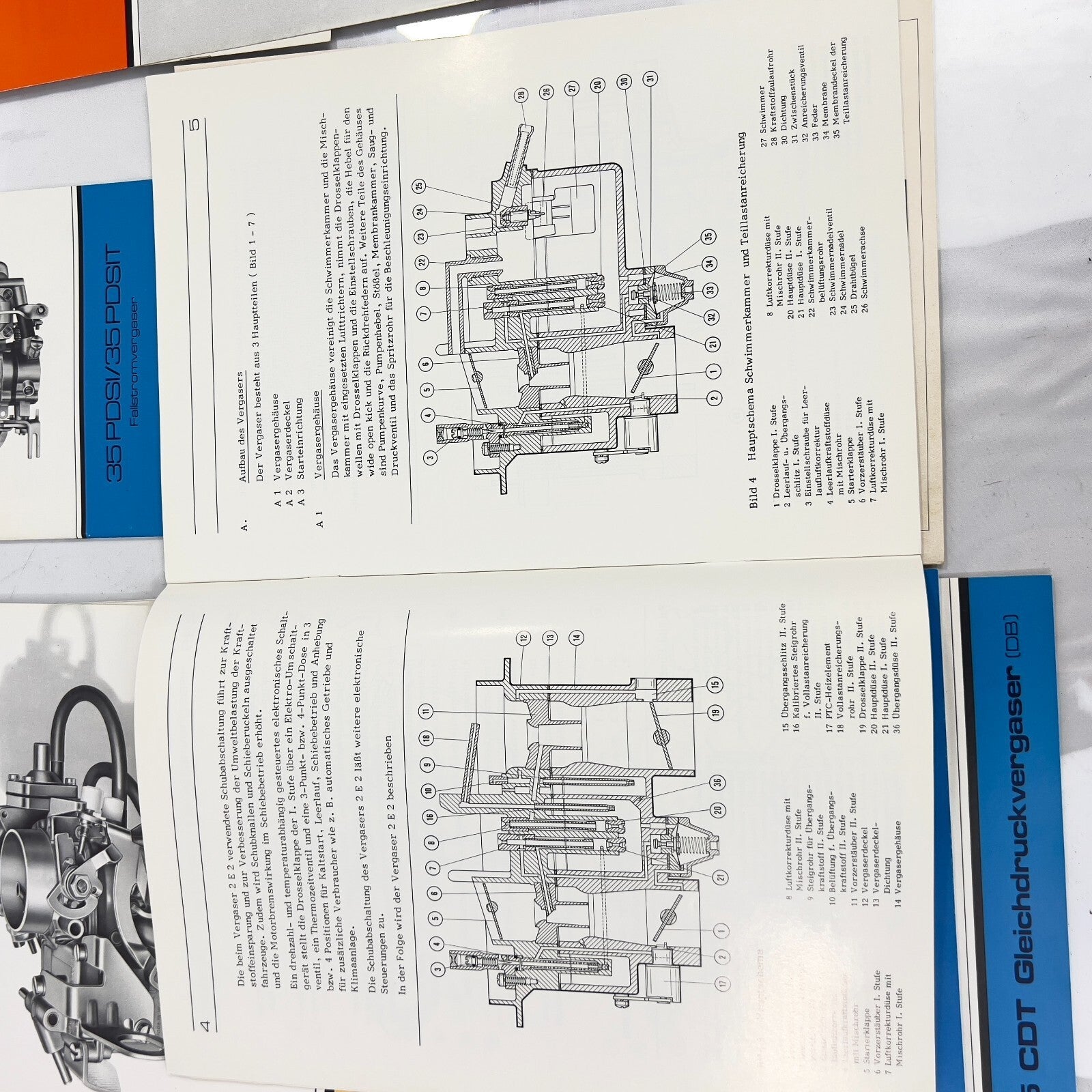Pierburg Handbücher Konvolut Sammlung Vergaser Messgerät Reparatur BMW – Bild 5