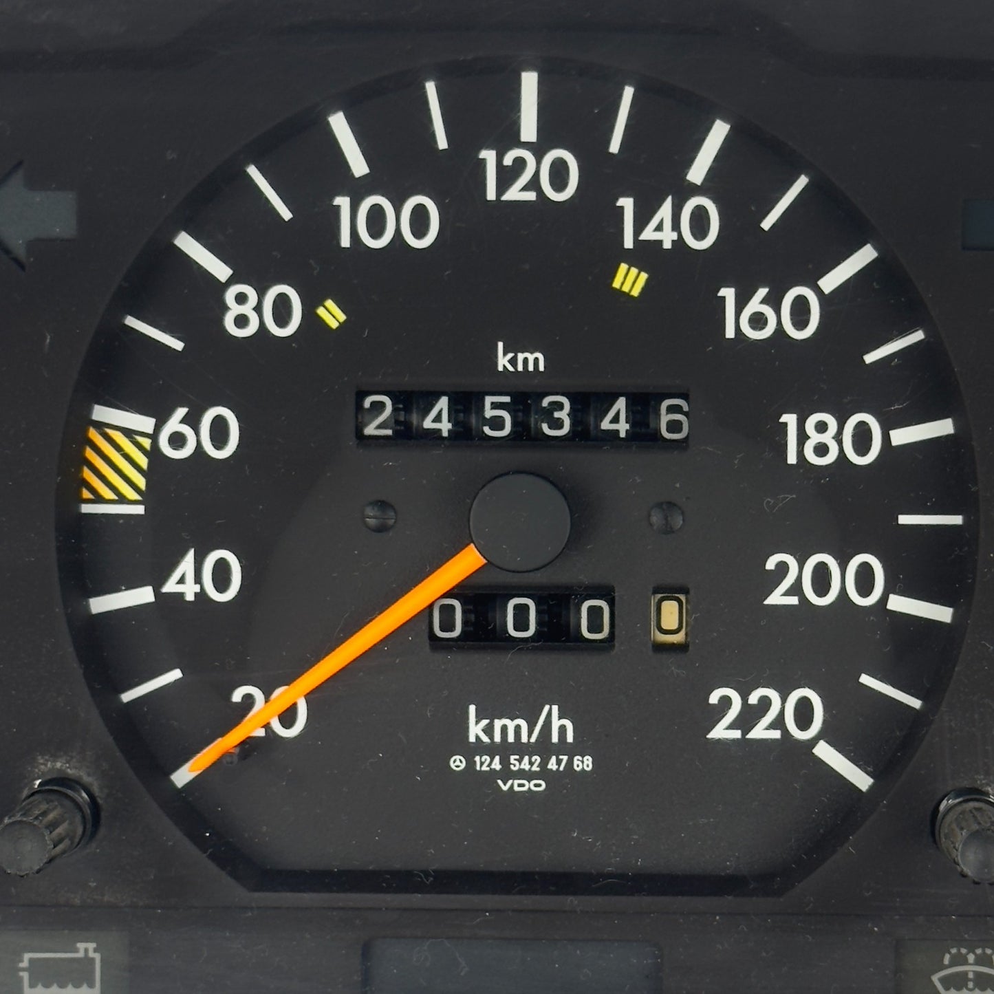 Mercedes W124 Tacho Kombiinstrument 200 200E 230TE 4 Zylinder ABS A12454247681