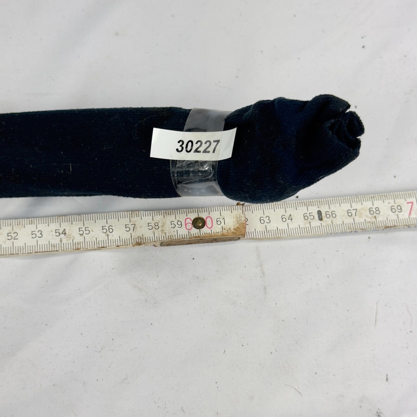 Mercedes Benz W116 Innen Verkleidung Einstieg Gummi Blau ca 65cm Rechts – Bild 4