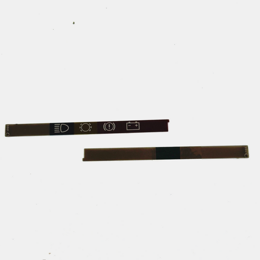 Symbolleiste Streifen Leiste Benzin Kombiinstrument Mercedes W201 A201540244 – Bild 1