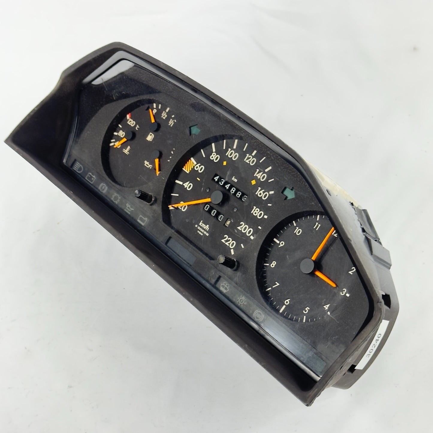 Mercedes W124 Tacho Kombiinstrument 200T 200TE 220kmh Uhr  ABS A12454209662