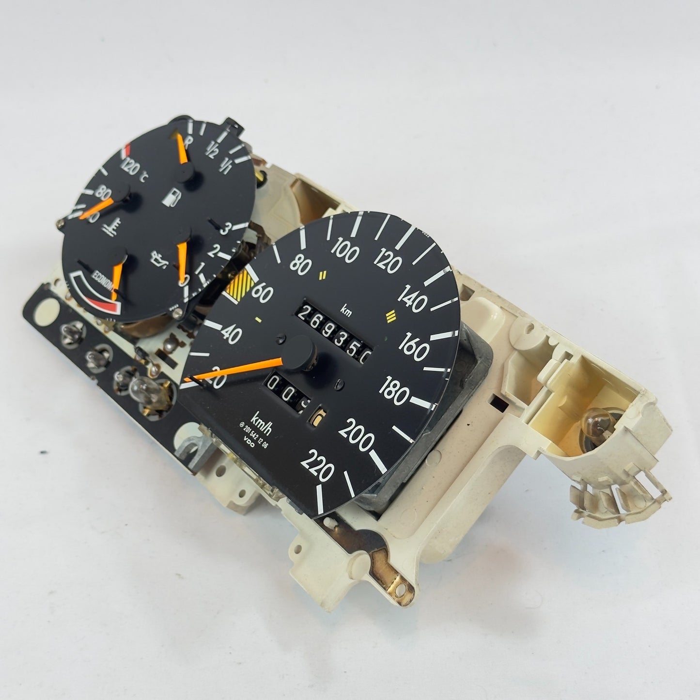Mercedes W201 Tacho Tachometer Benzin 190 E 2.0 220kmh 5 Gang 20154212061