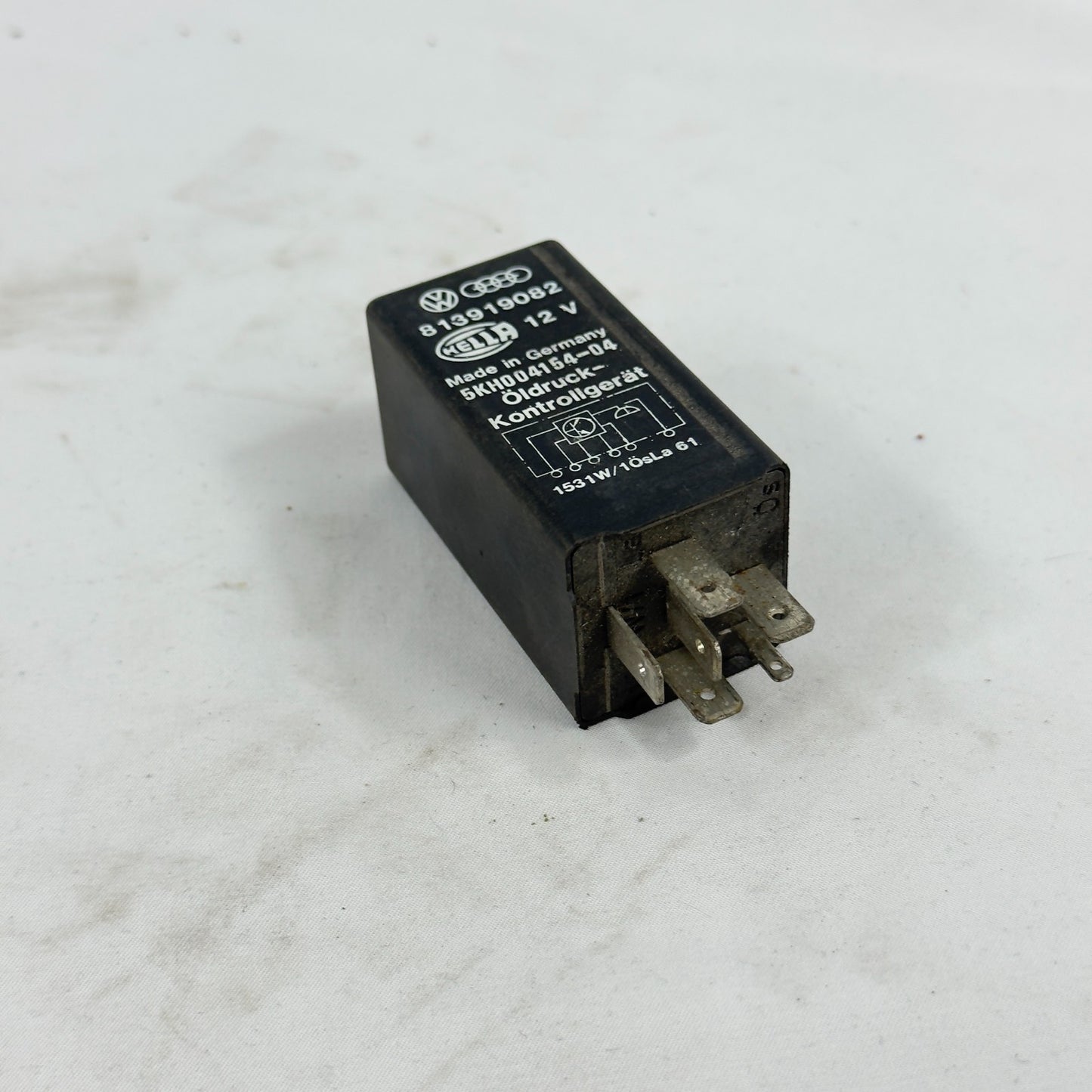 VW Relais 2 Öldruckkontrollgerät 813919082 Audi Seat Volkswagen Skoda Original4