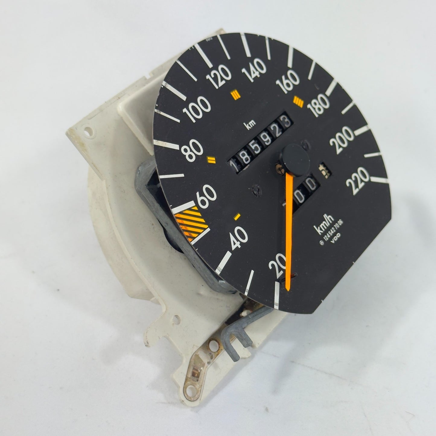 Mercedes W124 Tacho Tachometer 300D 5 Gang 220kmh Motometer 12454270063