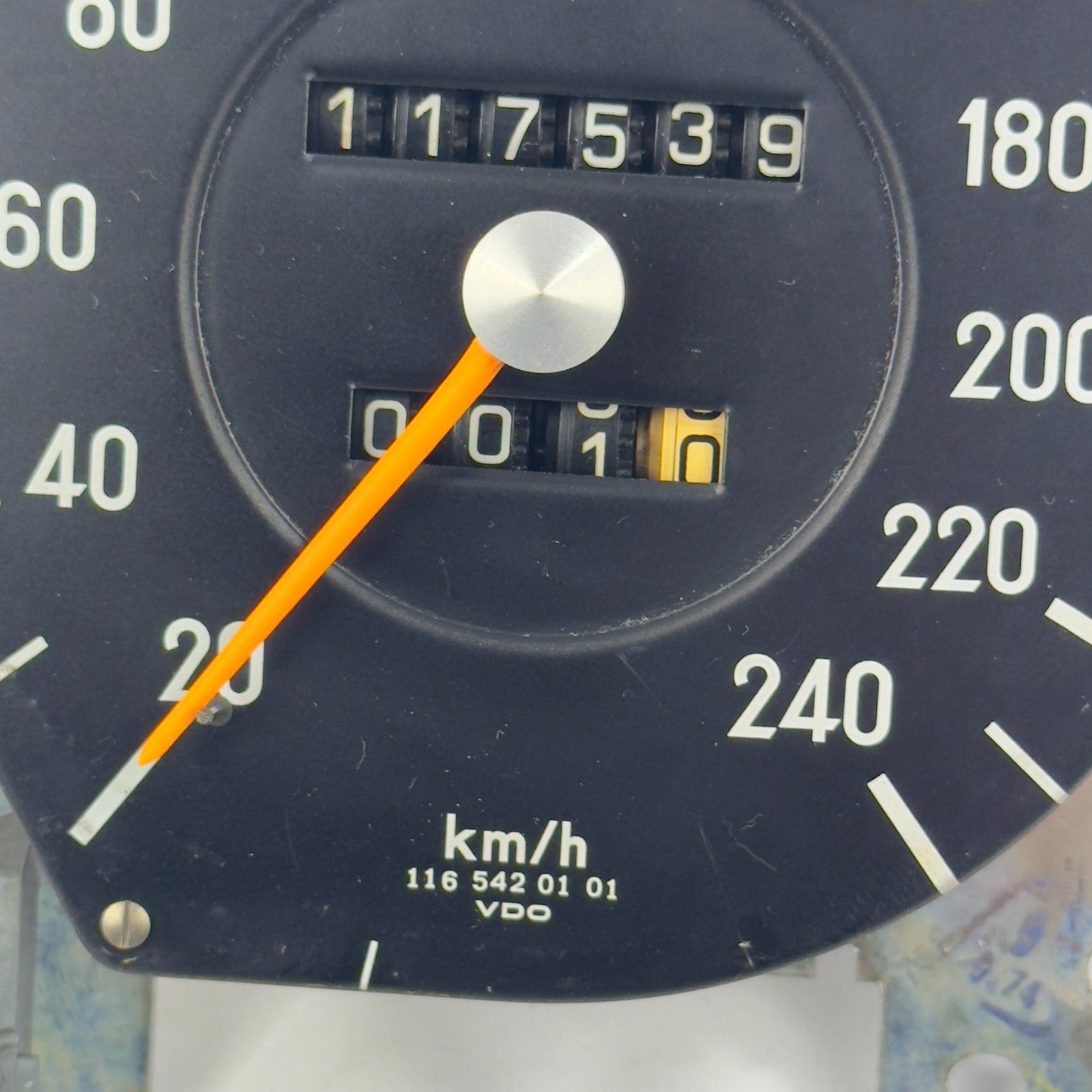 Mercedes W116 Tacho Tachometer Kombiinstrument W107 R107 C107 W=0,862 11654201012