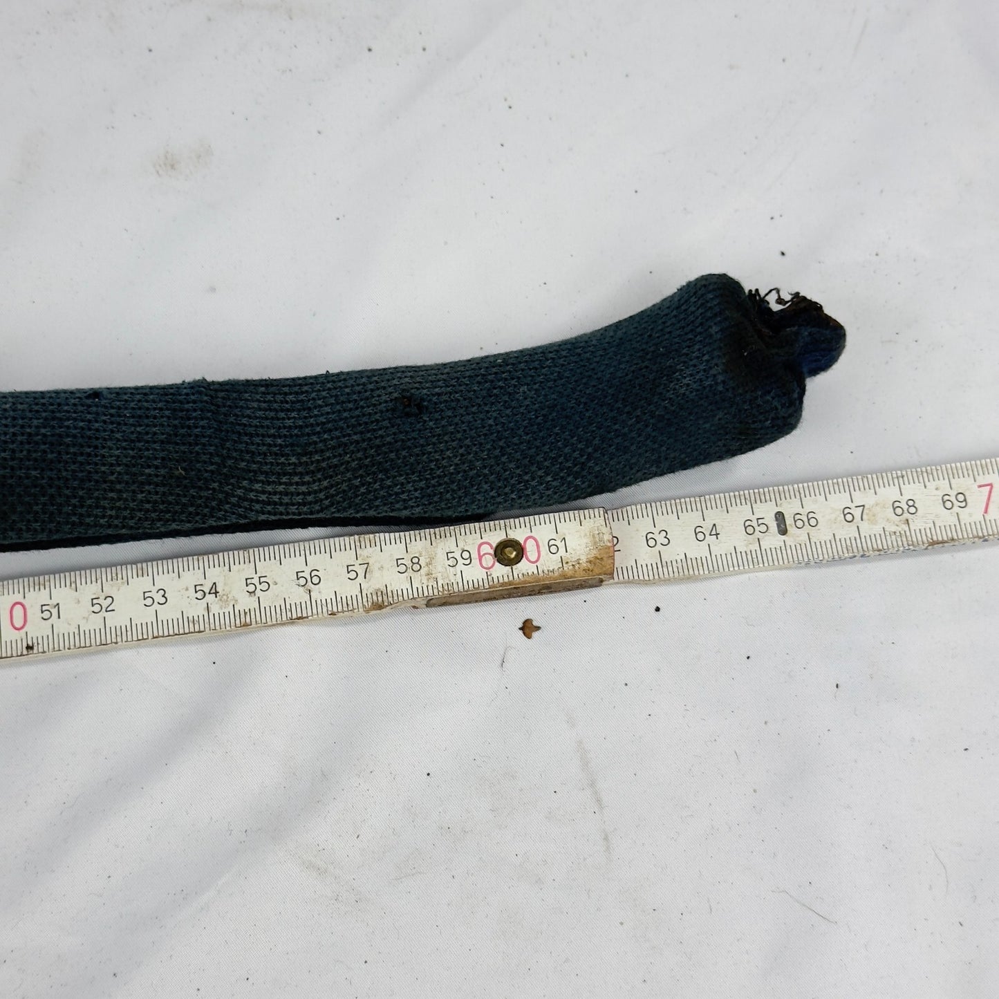 Mercedes Benz W116 Innen Verkleidung Einstieg Gummi Blau ca 65cm Rechts – Bild 3