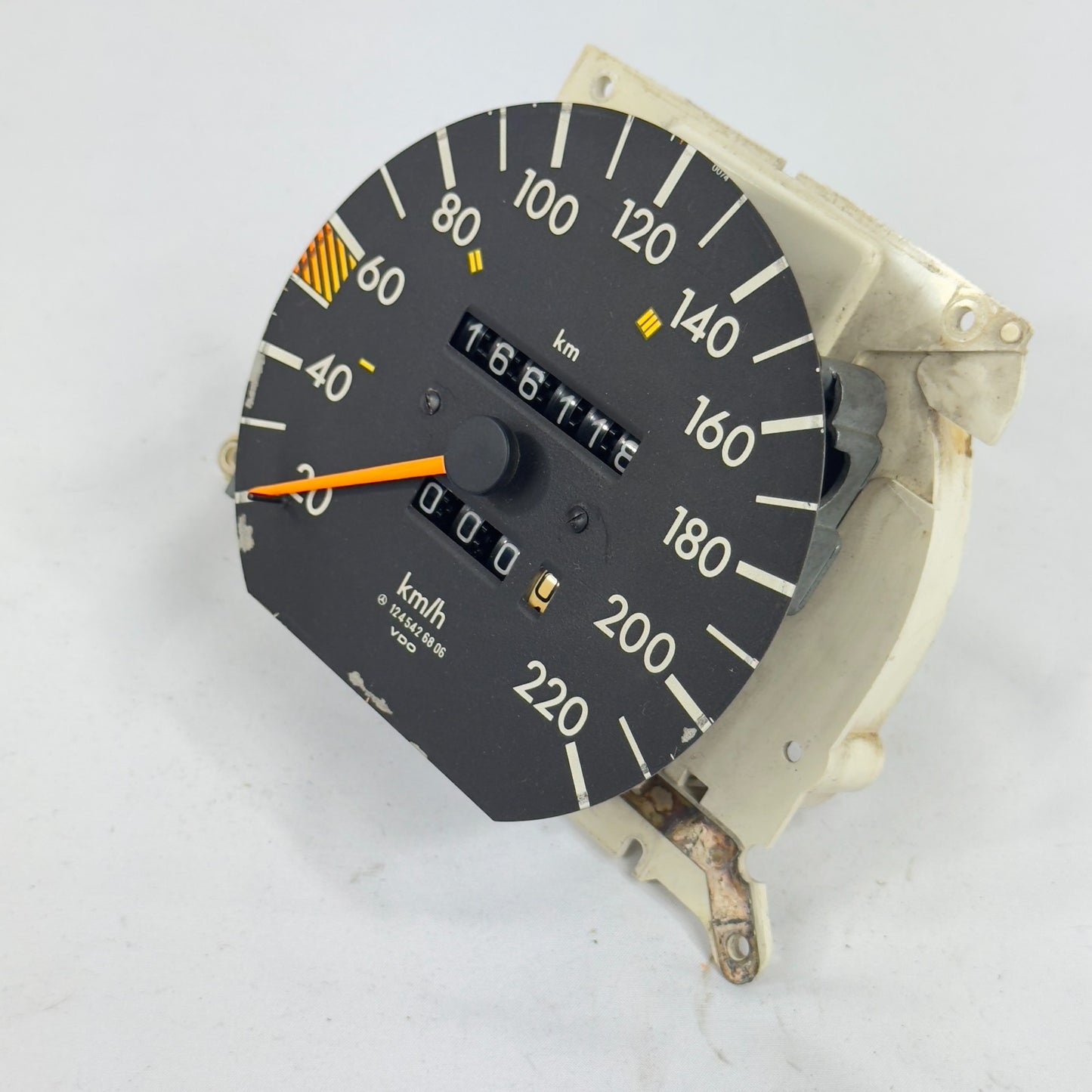 Mercedes W124 Tacho Tachometer 300D 250TD Turbo 4 Gang VDO 220kmh 12454268061