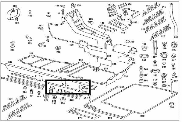 Mercedes Benz Schiene Links Hinten Unten Ausschlag und – Bild 2