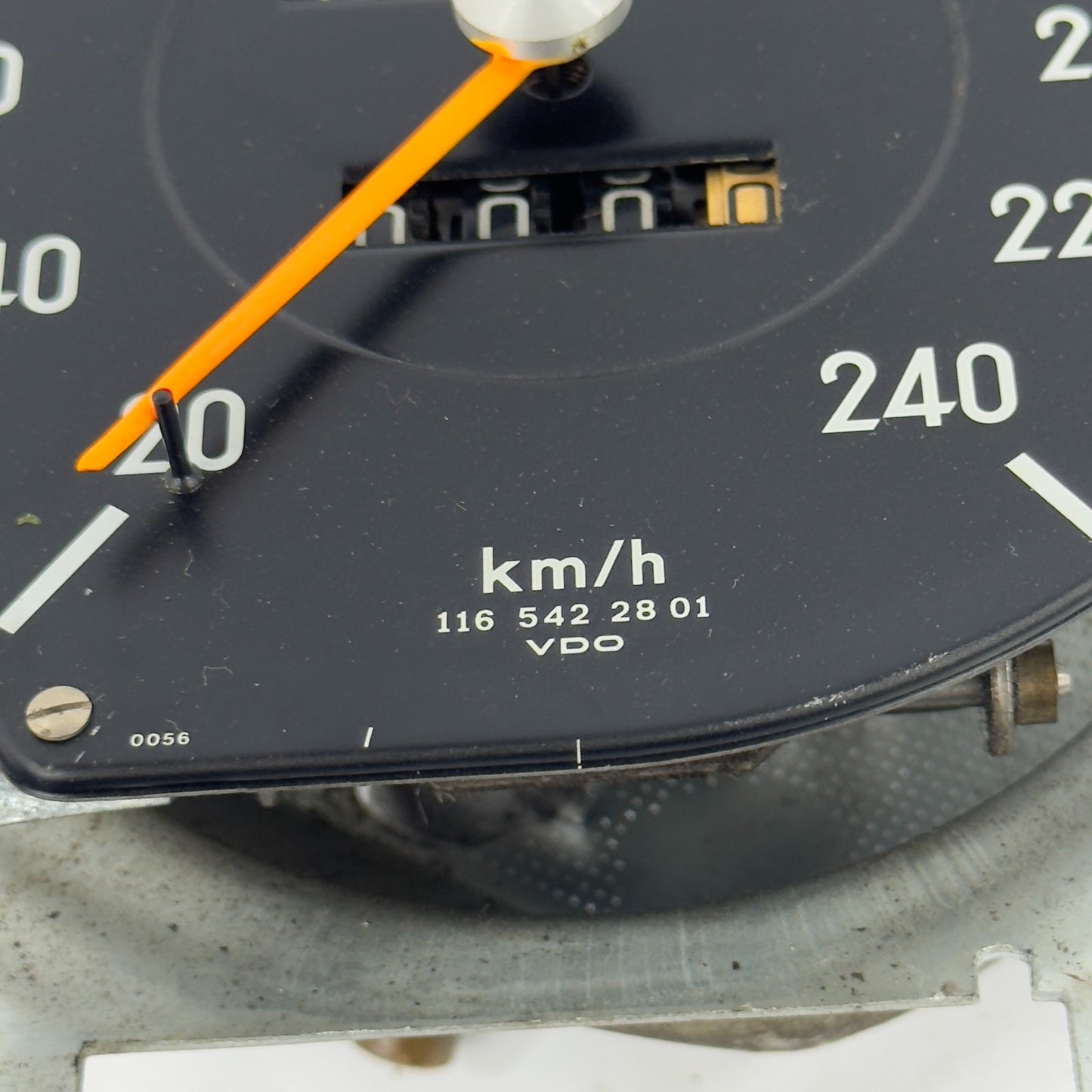 Mercedes W116 Tacho Tachometer Kombiinstrument 4 Gang R107 240kmh 11654228011