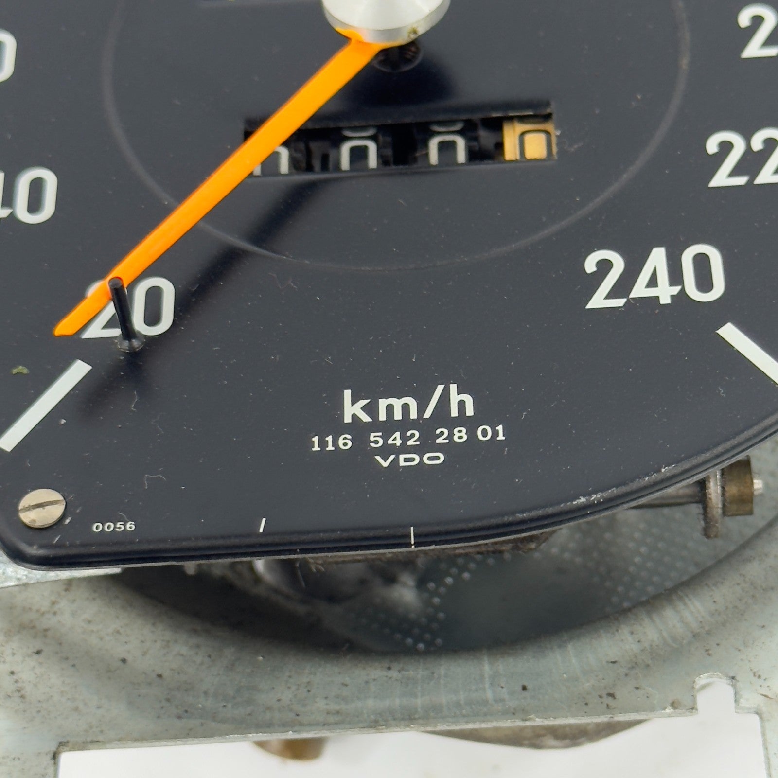 Mercedes W116 Tacho Tachometer Kombiinstrument 4 Gang R107 240kmh 11654228011