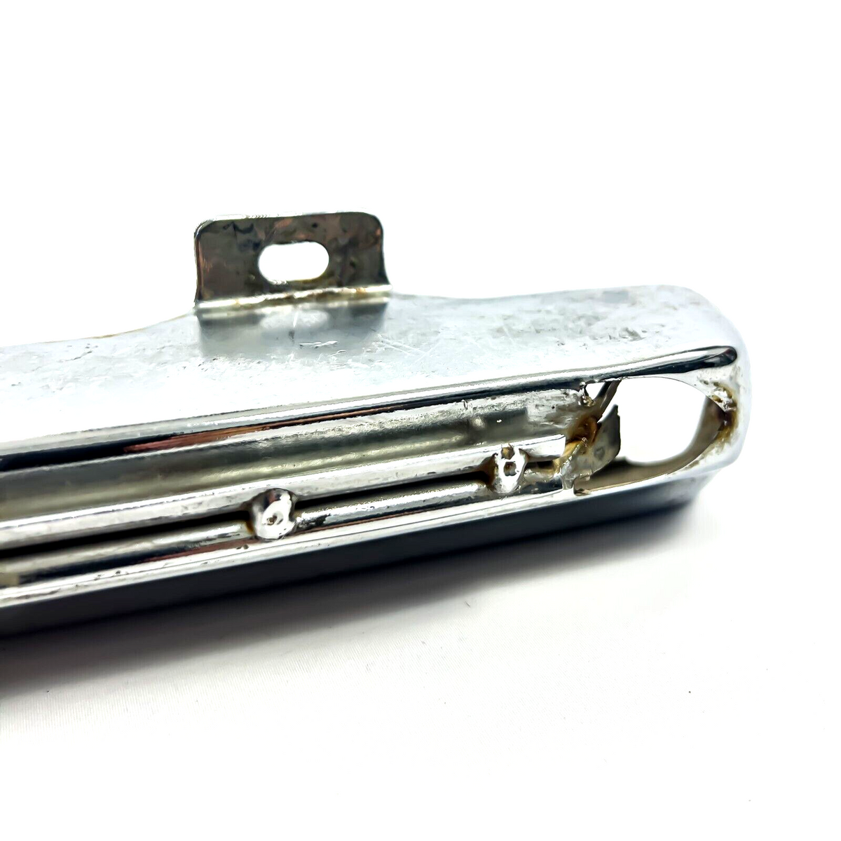 Mercedes W116 Stoßstangenecke hinten links ohne Gummi – Bild 5