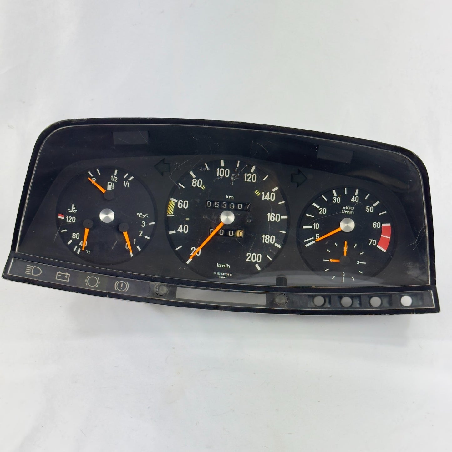 Mercedes W123 S123 T123 Tacho Kombiinstrument Drehzahlmesser 6Zyl 12354234010