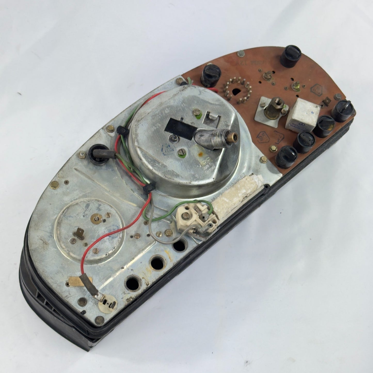 Mercedes W116 W107 Tacho Kombiinstrument Uhr Tankanzeige 240kmh VDO 11654228015