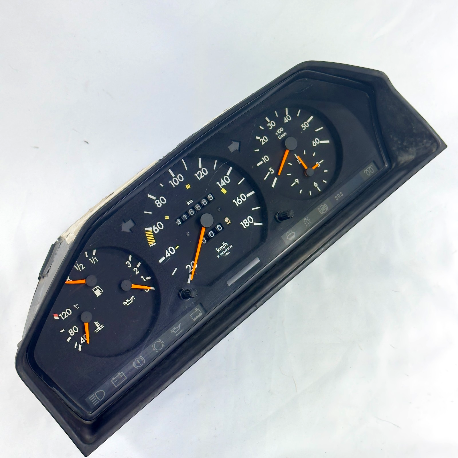 Mercedes W124 200D 200TD Tacho Kombiinstrument 180kmh Diesel A12454207663