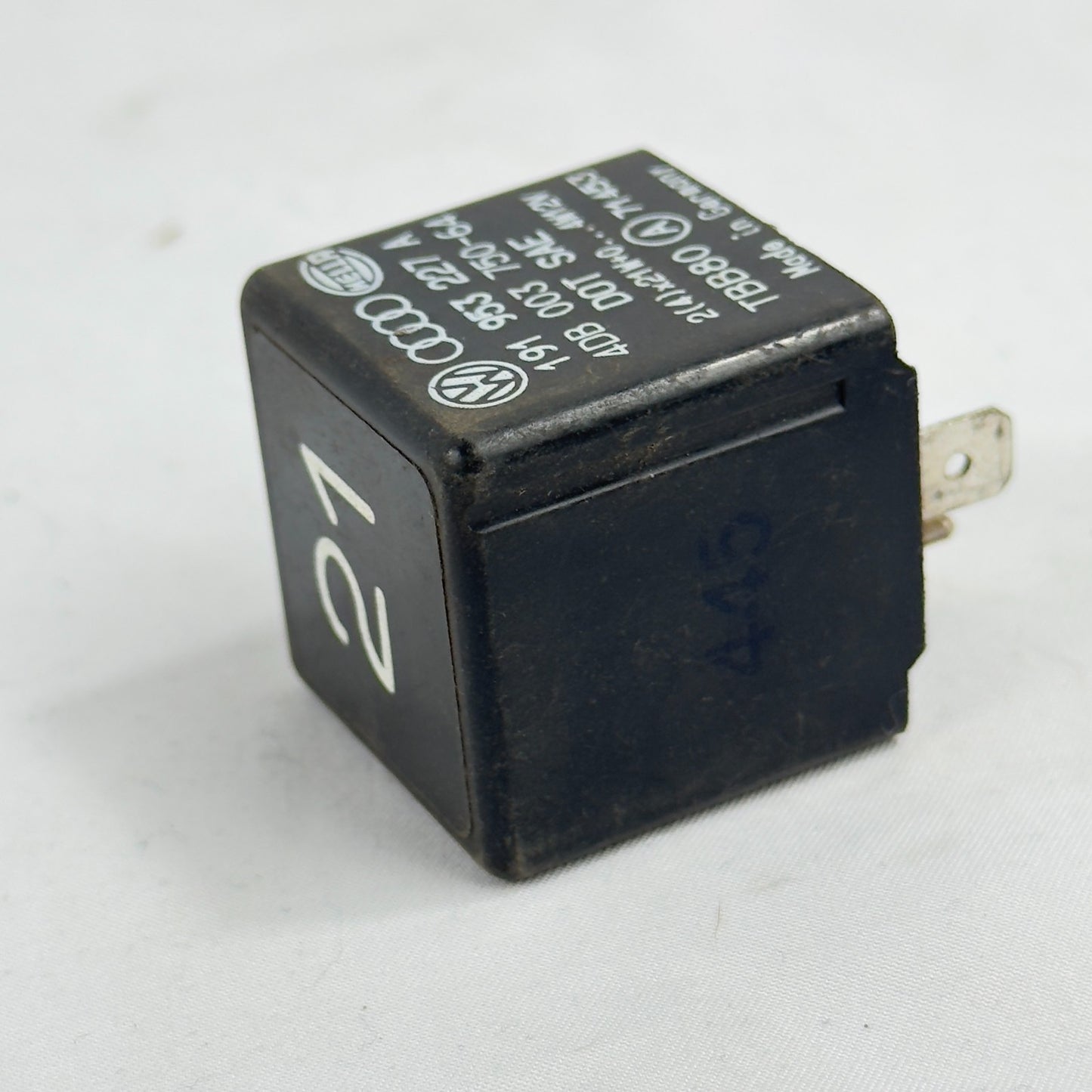 VW Relais 21 Blinkerrelais 19195327A Audi Seat Skoda Volkswagen Original1