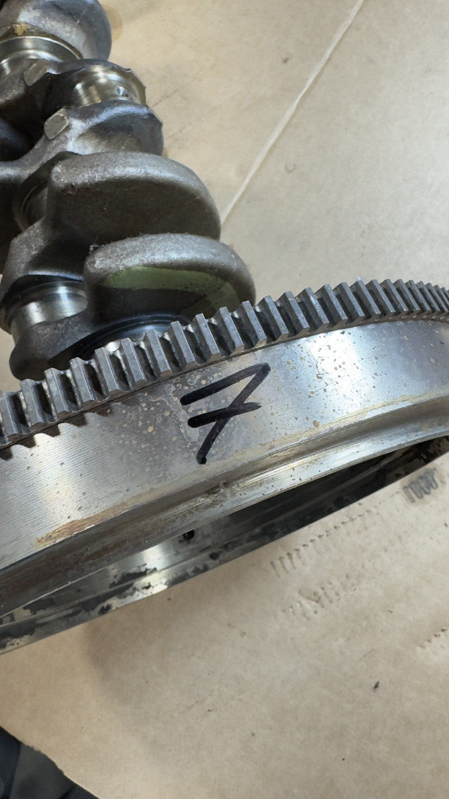 Mercedes-Benz M102 Kurbelwelle Schwungrad 190E 2.0 2.3 – Bild 9