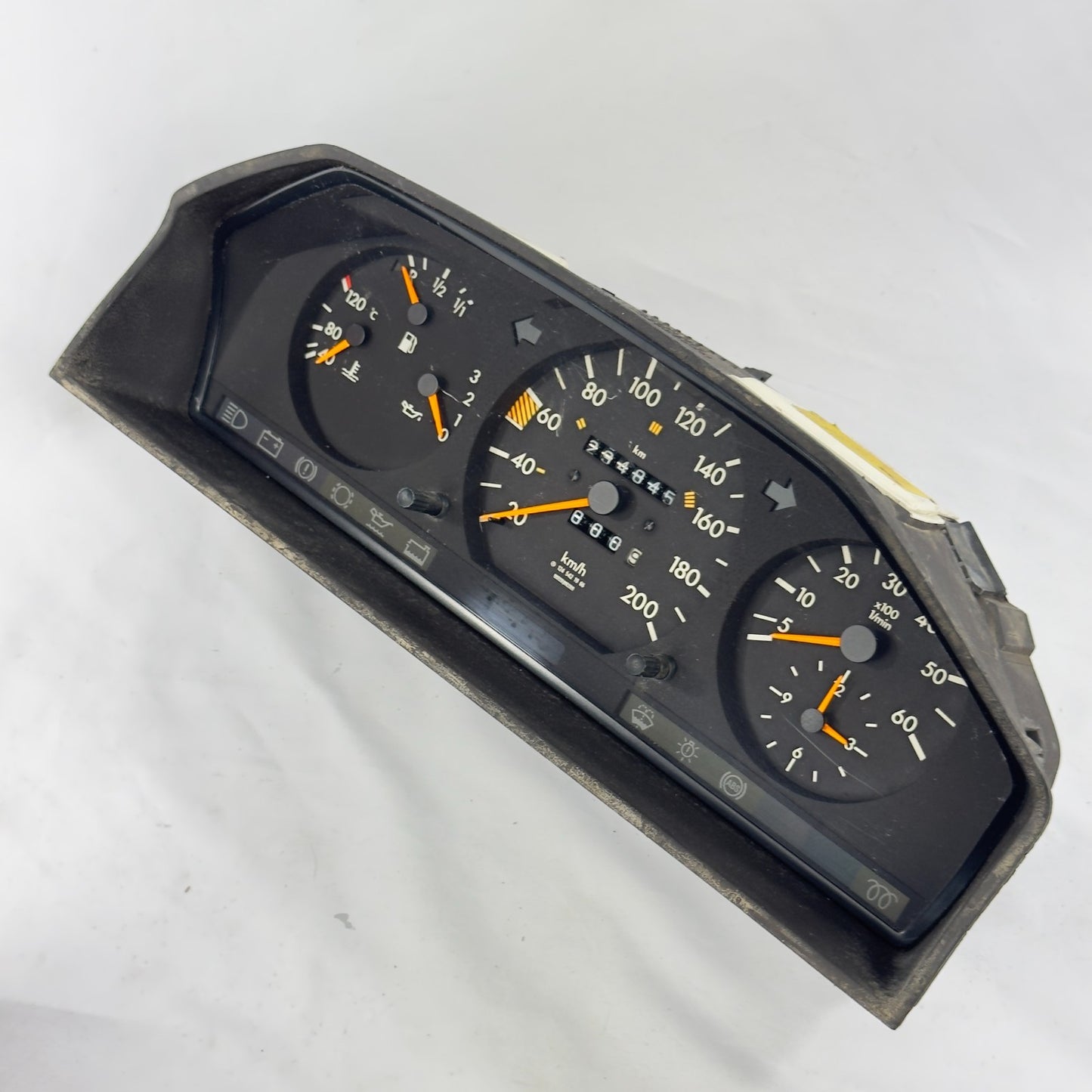 Mercedes W124 Tacho Kombiinstrument 250D 300TD 200kmh Diesel A12454219661