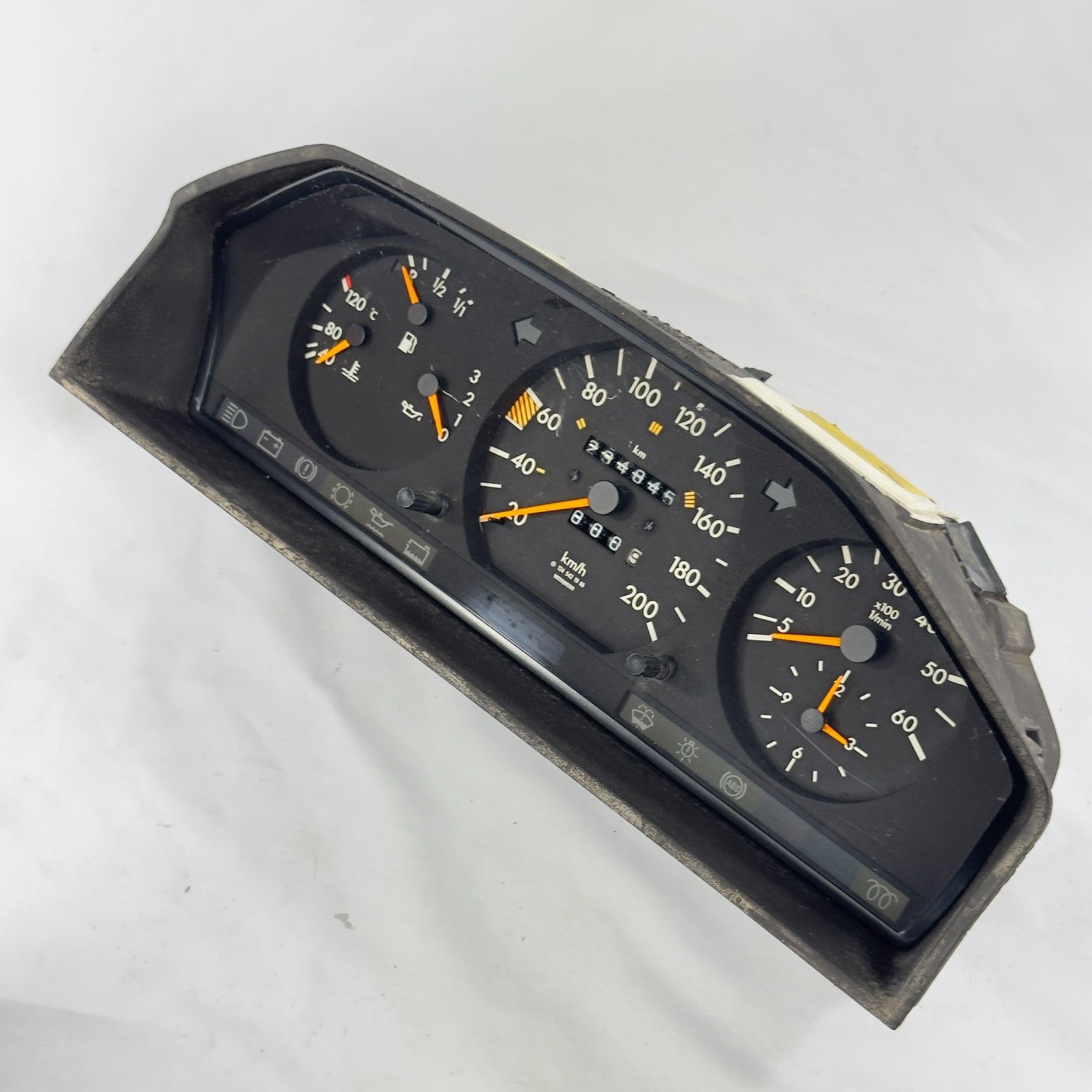 Mercedes W124 Tacho Kombiinstrument 250D 300TD 200kmh Diesel A12454219661