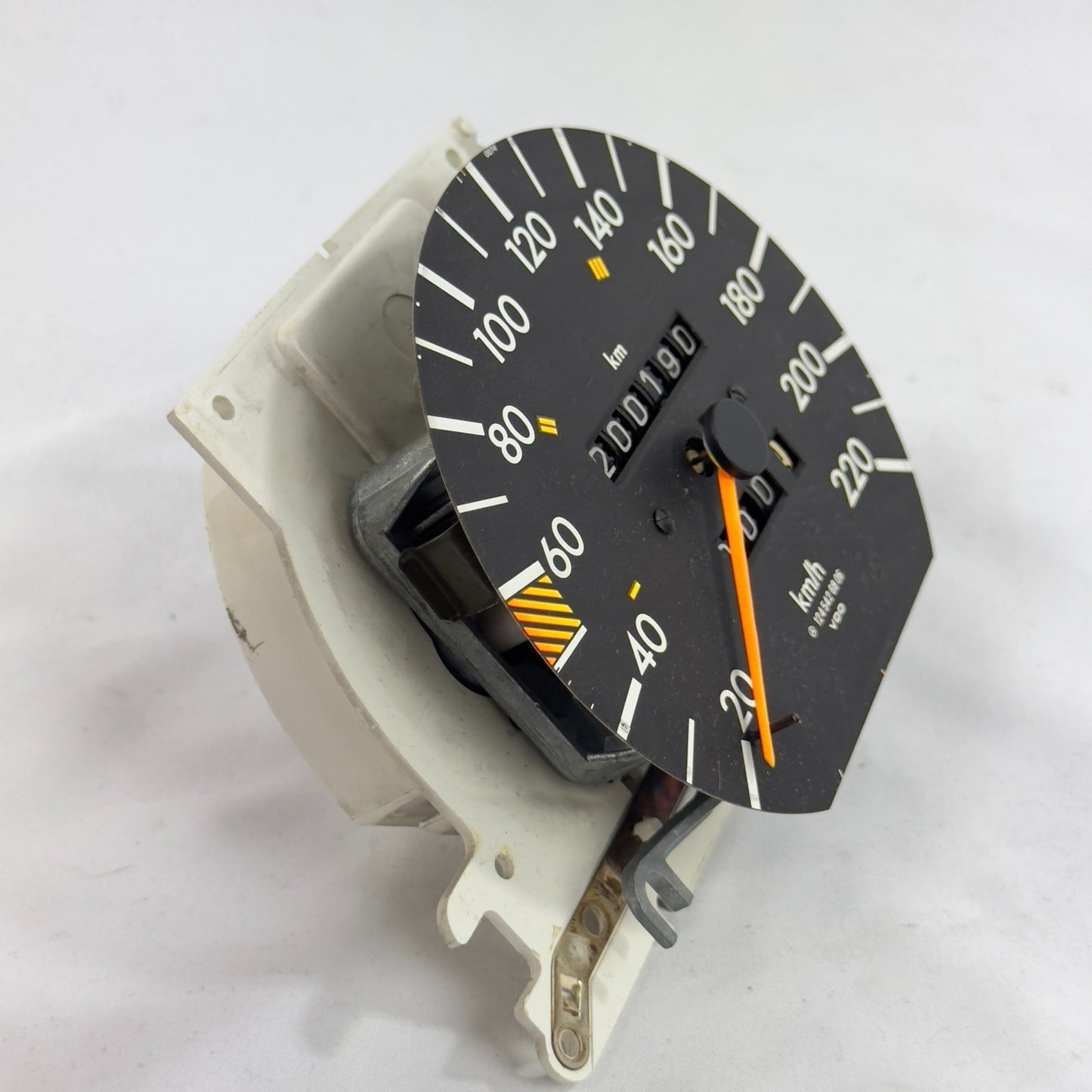 Mercedes W124 Tacho Tachometer 300D 250TD Turbo 4 Gang VDO 220kmh 1245426806 – Bild 3