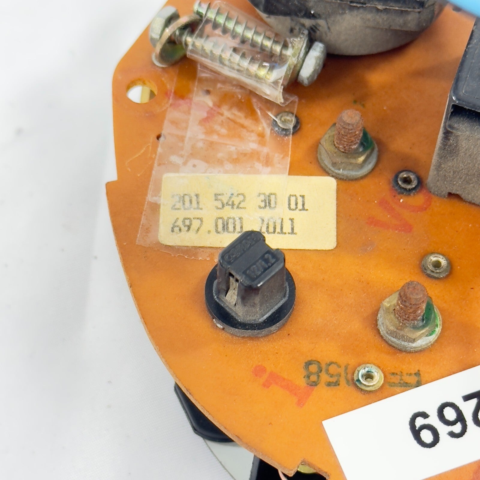 Mercedes W201 Öldruckanzeige ECO Tankanzeige Temperatur Tacho VDO A1245423001 – Bild 5