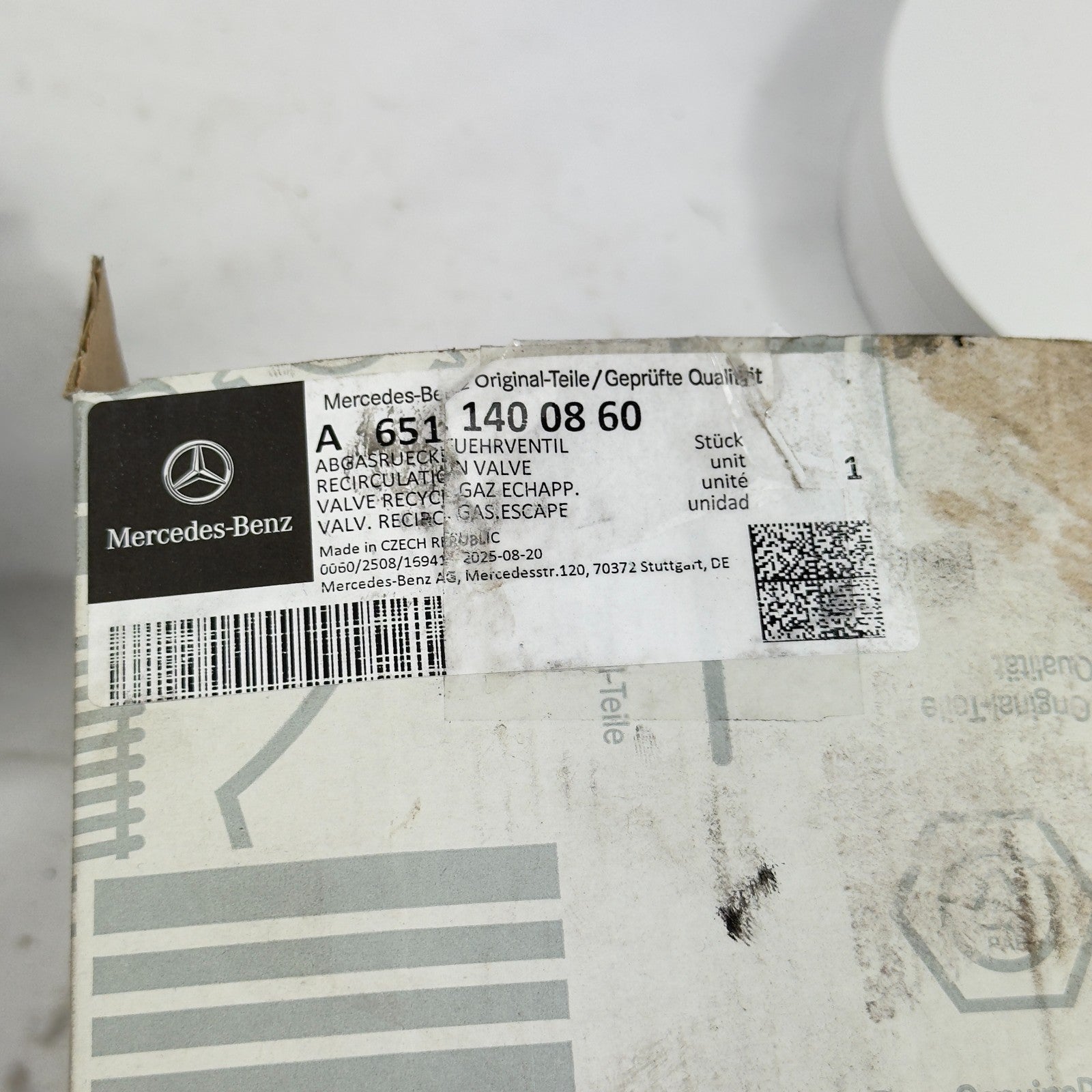 Mercedes Abgasrückführungsventil A6511400860 M651 D188