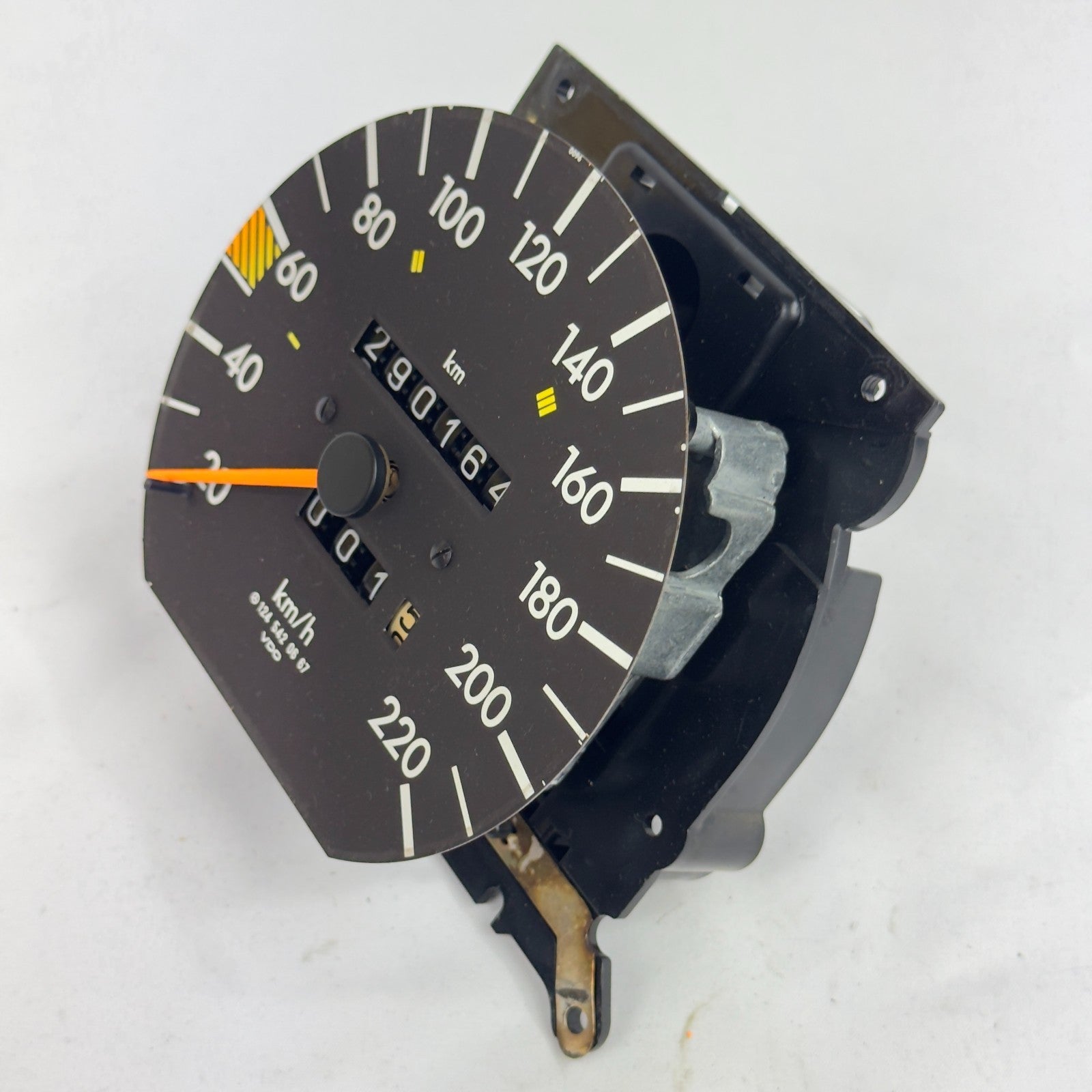 Mercedes W124 Tacho Tachometer 230E 260E 230TE 4 Gang 220kmh VDO 12454206671