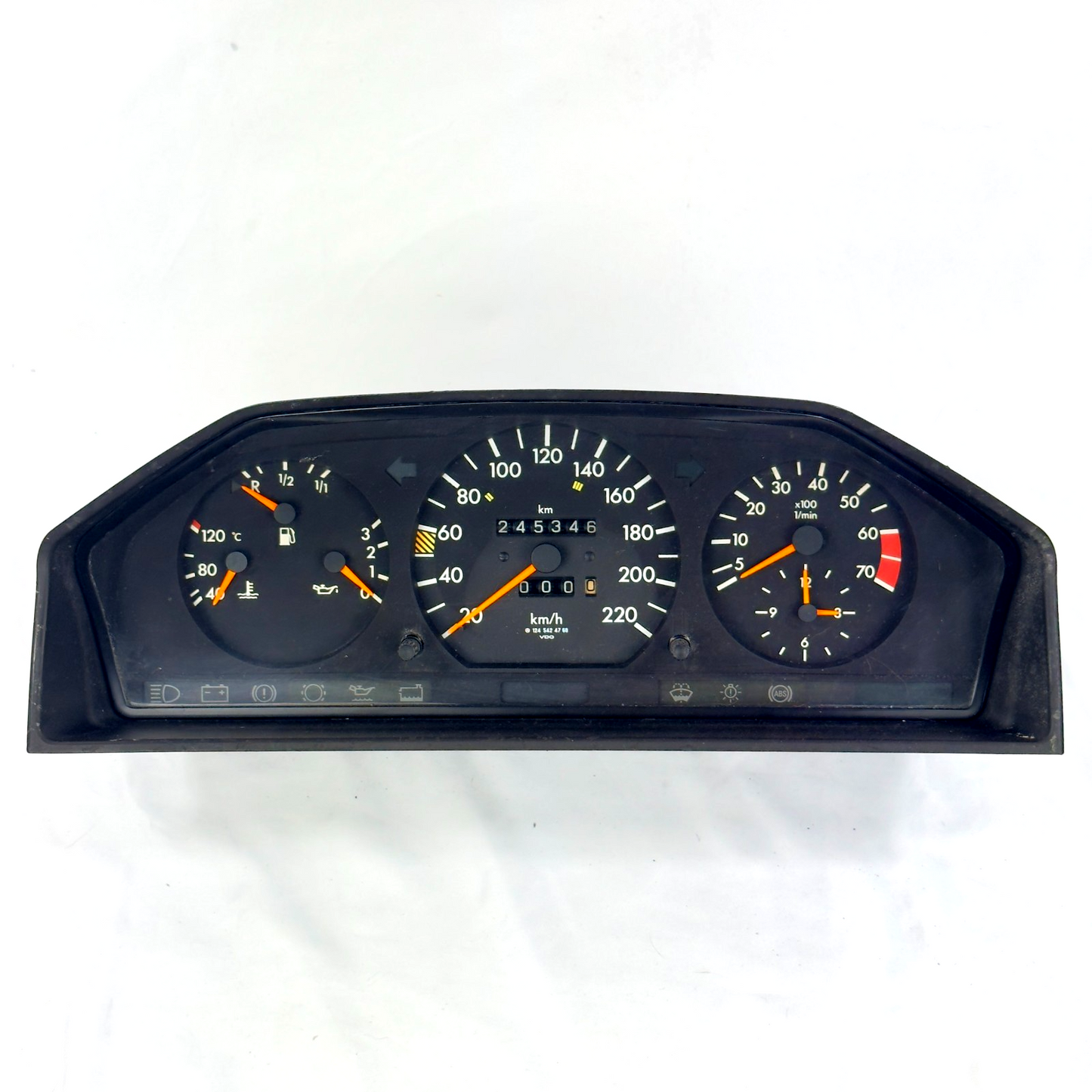 Mercedes W124 Tacho Kombiinstrument 200 200E 230TE 4 Zylinder ABS A12454247680