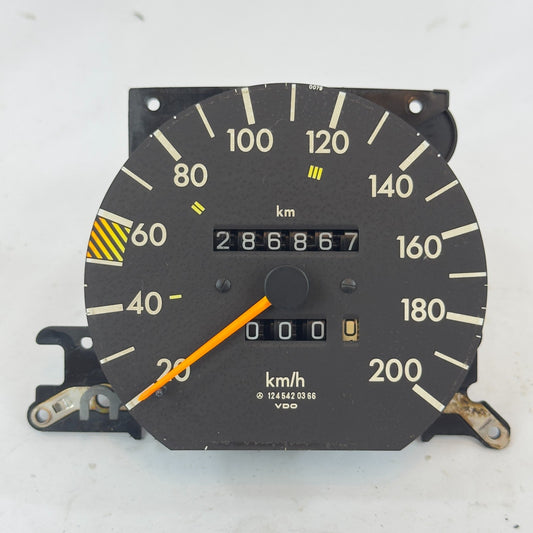 Mercedes W124 Tacho Tachometer 300D 4MATIC 4 Gang 300D 200kmh 12454203660