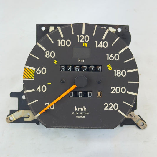 Mercedes Tacho W124 300D 250DT 220kmh ABS ASD Diesel Tachometer A12454274660