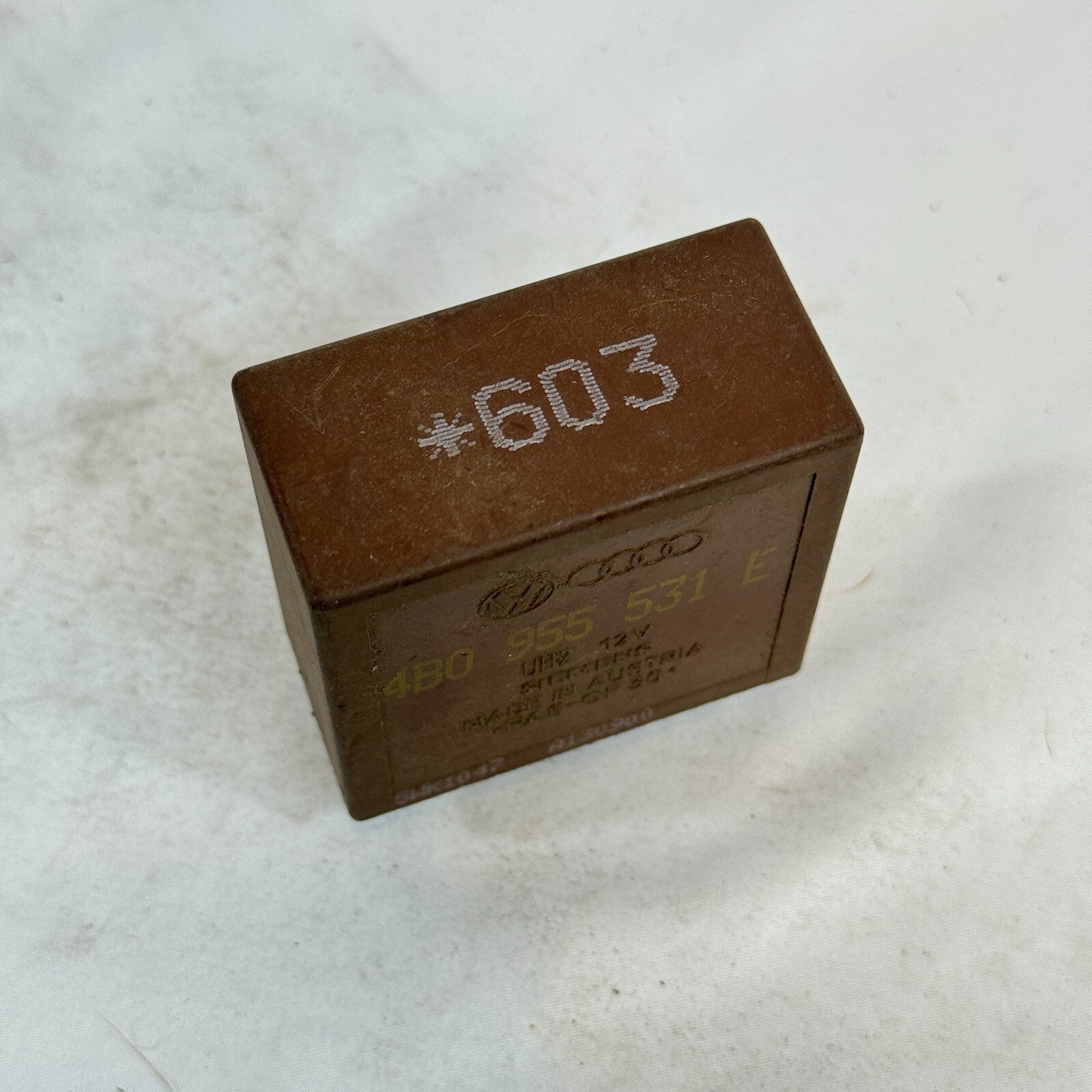 VW Relais 603 Arbeitsrelais 4B0955531E Wischwasser Seat Audi Volkswagen