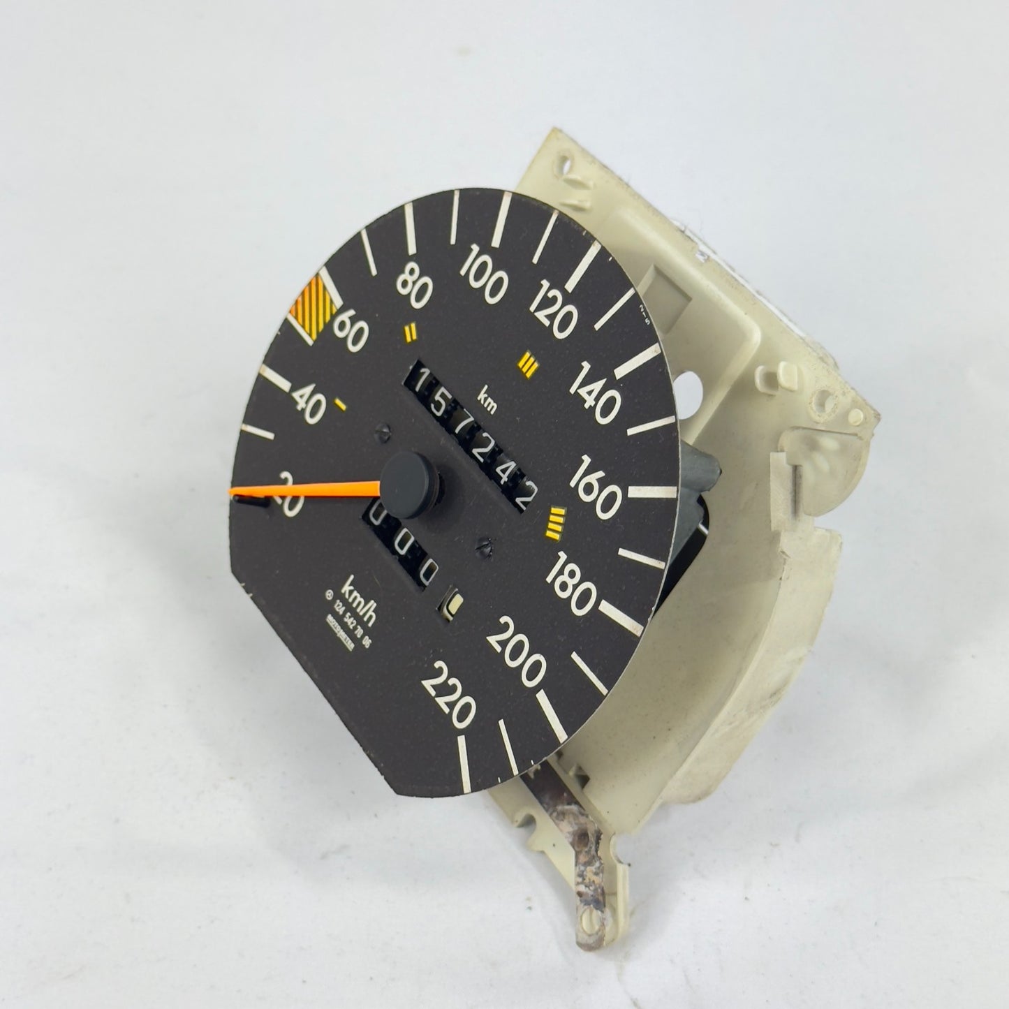 Mercedes W124 Tacho Tachometer 300D 5 Gang 220kmh Motometer 12454270061