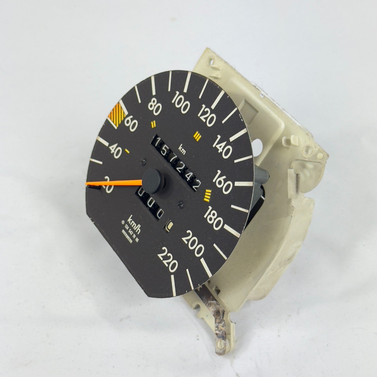 Mercedes W124 Tacho Tachometer 300D 5 Gang 220kmh Motometer 12454270061