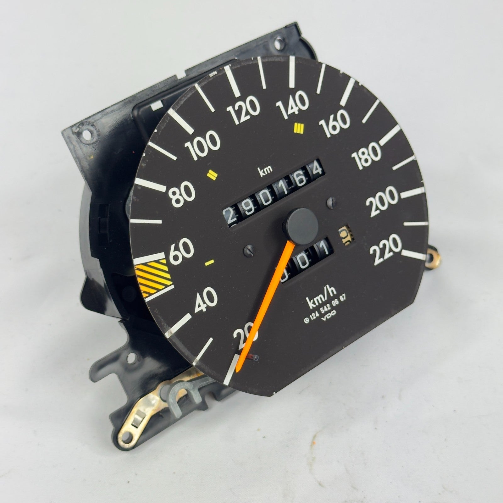 Mercedes W124 Tacho Tachometer 230E 260E 230TE 4 Gang 220kmh VDO 12454206672