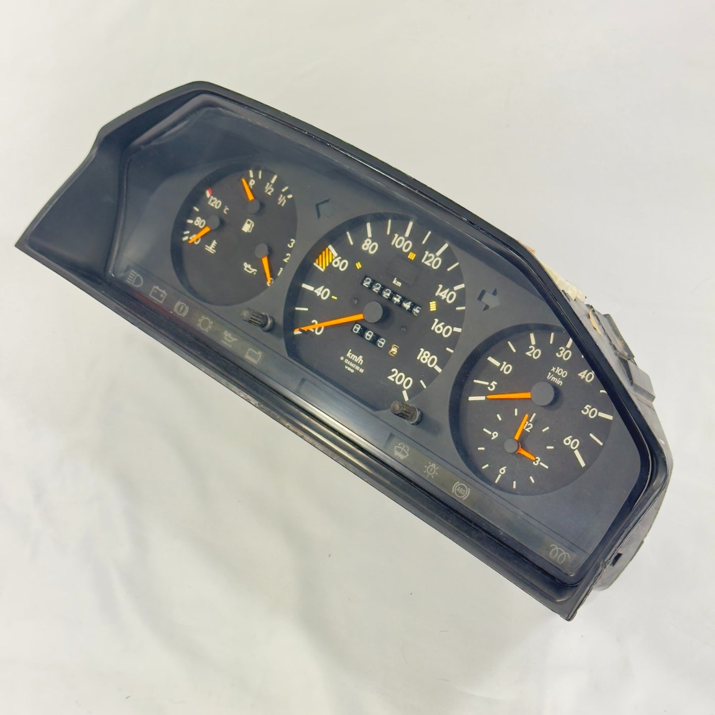 Mercedes W124 Tacho Kombiinstrument 250D 250TD 200kmh Diesel A12454280662