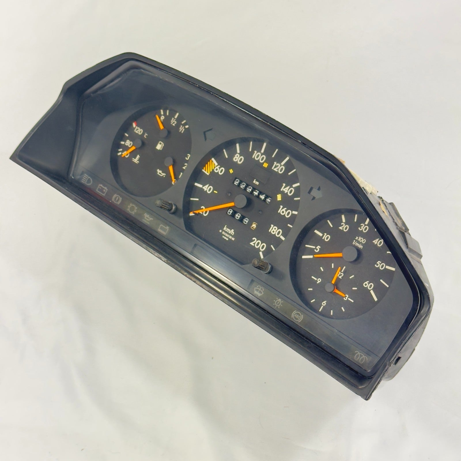 Mercedes W124 Tacho Kombiinstrument 250D 250TD 200kmh Diesel A12454280662