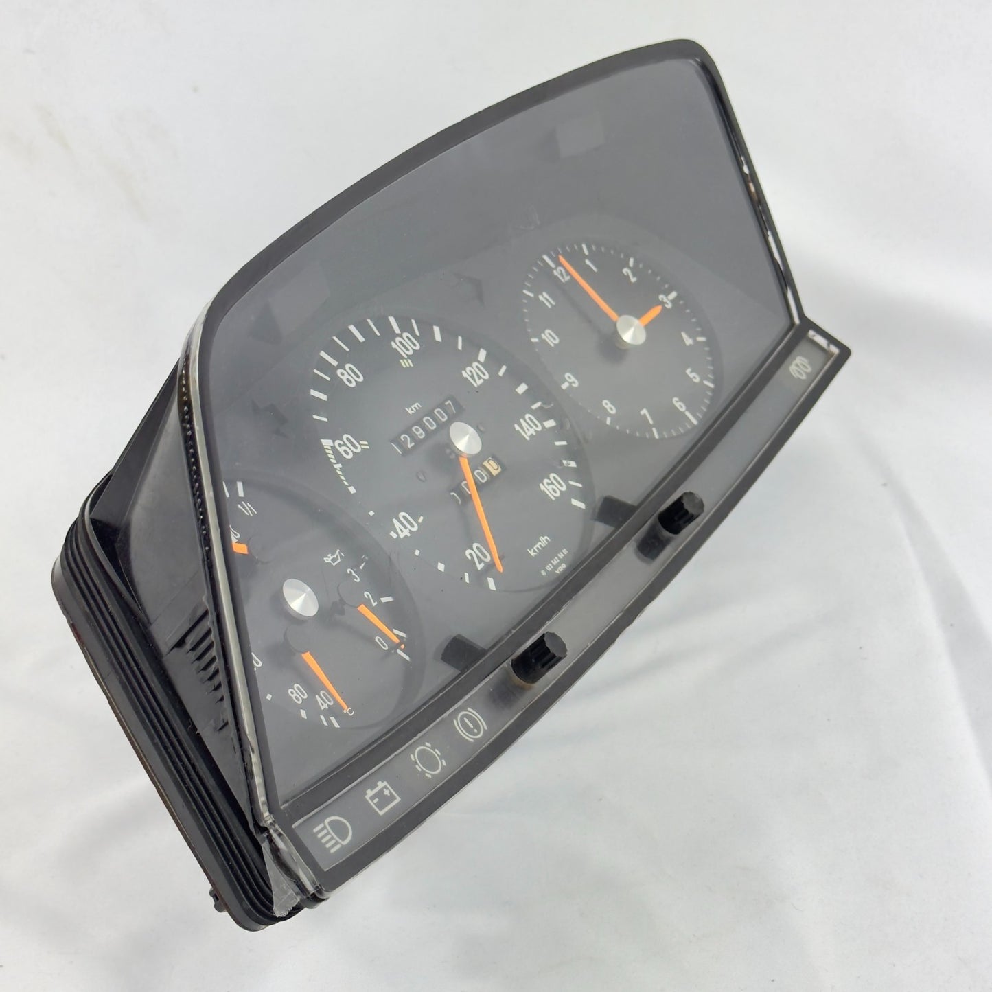 Mercedes W123 S123 T123 Tacho Kombiinstrument Diesel Uhr 160kmh 1235425401 – Bild 3