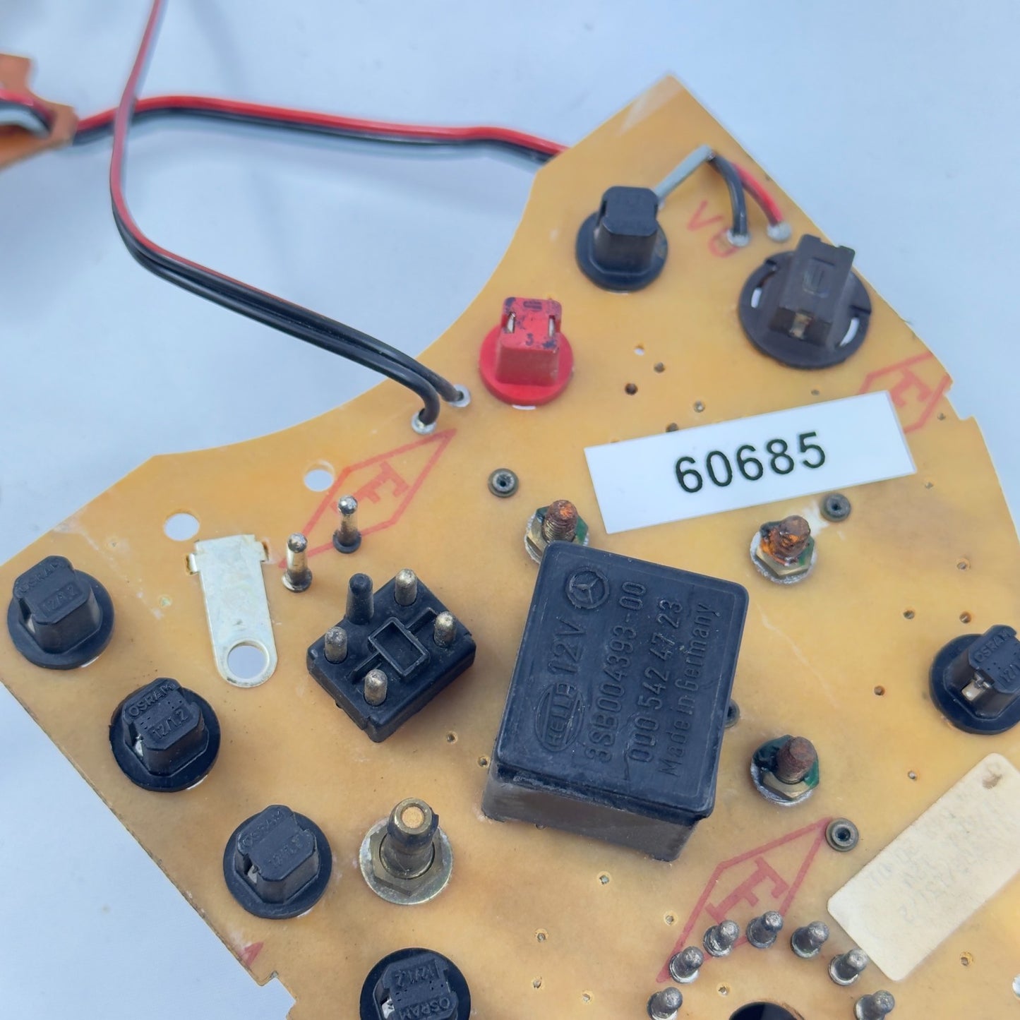 Mercedes W124 Tankanzeige Öldruck Tacho 260E 280E 200TE 230TE 300TE A12454220018