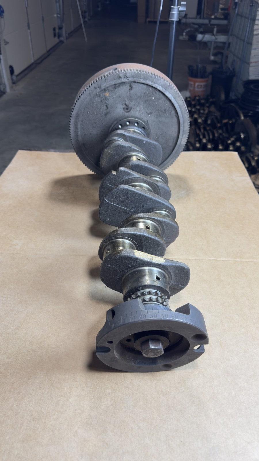 Mercedes OM616 OM615 Kurbelwelle mit Schwungrad 240D – Bild 3