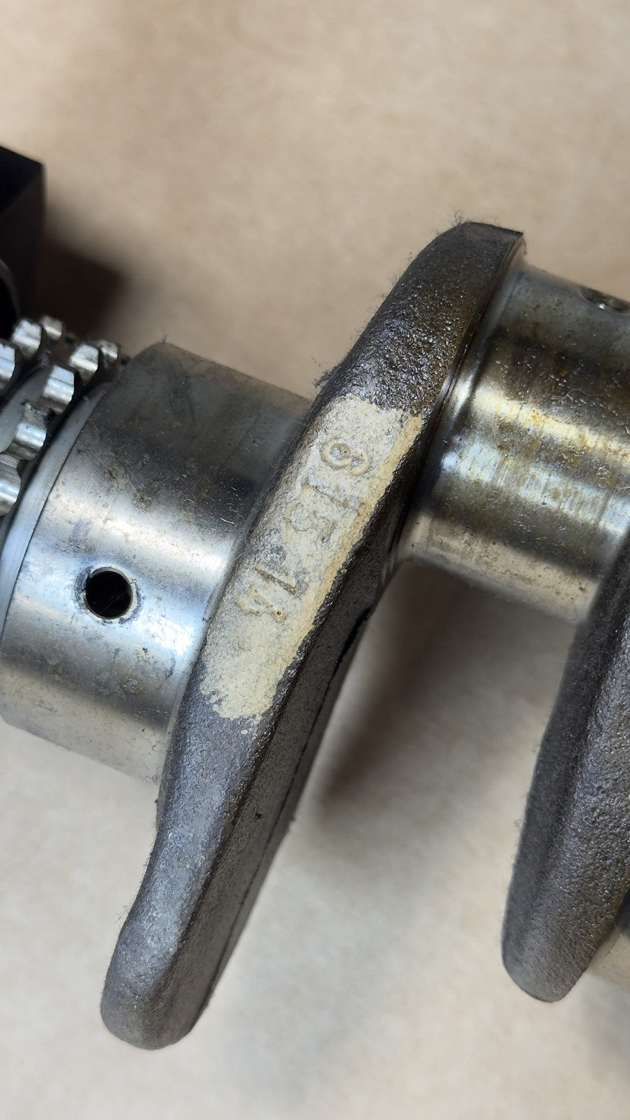 Mercedes OM616 OM615 Kurbelwelle mit Schwungrad 240D – Bild 6
