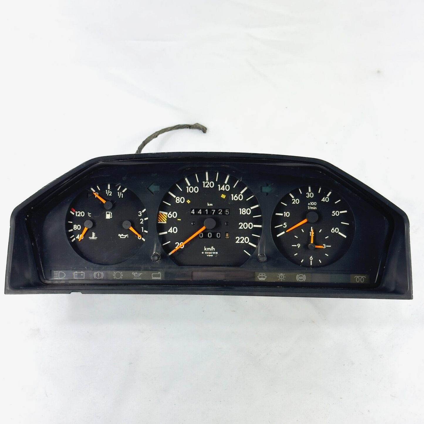 Tacho W124 300TDT 250DT 220kmh ABS Diesel Kombiinstrument A1245425806 Mercedes – Bild 1