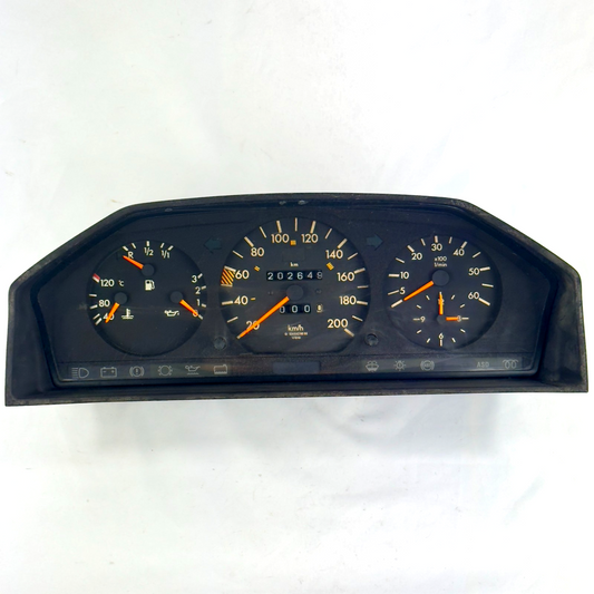 Mercedes W124 Tacho Kombiinstrument 250D E250D 250TD 5Gang 200kmh A12454280660