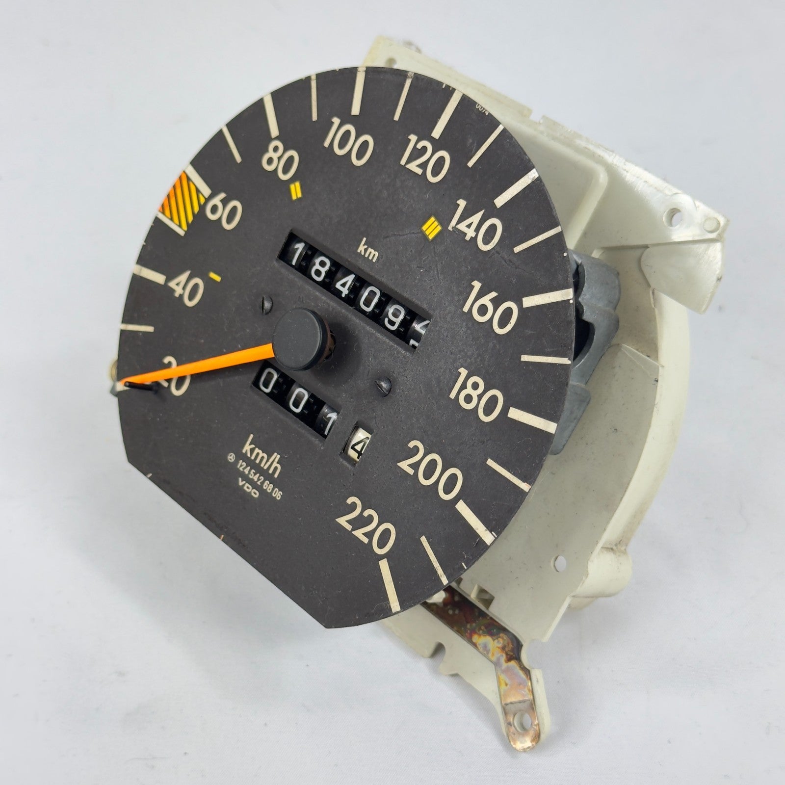 Mercedes W124 Tacho Tachometer 300D 250TD Turbo 4 Gang VDO 220kmh 1245426806 – Bild 2