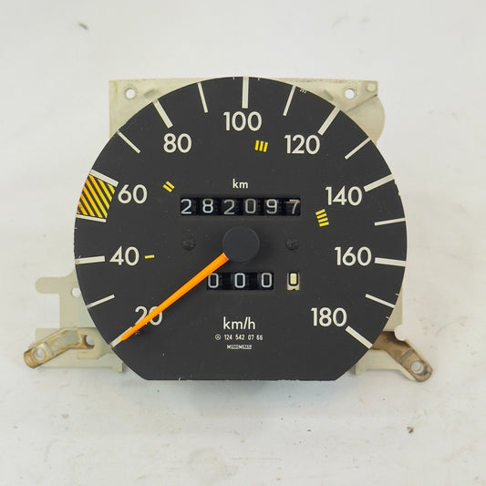 Mercedes W124 Tacho Tachometer Diesel E 200D 200TD 5 Gang VDO 180kmh 12454207660