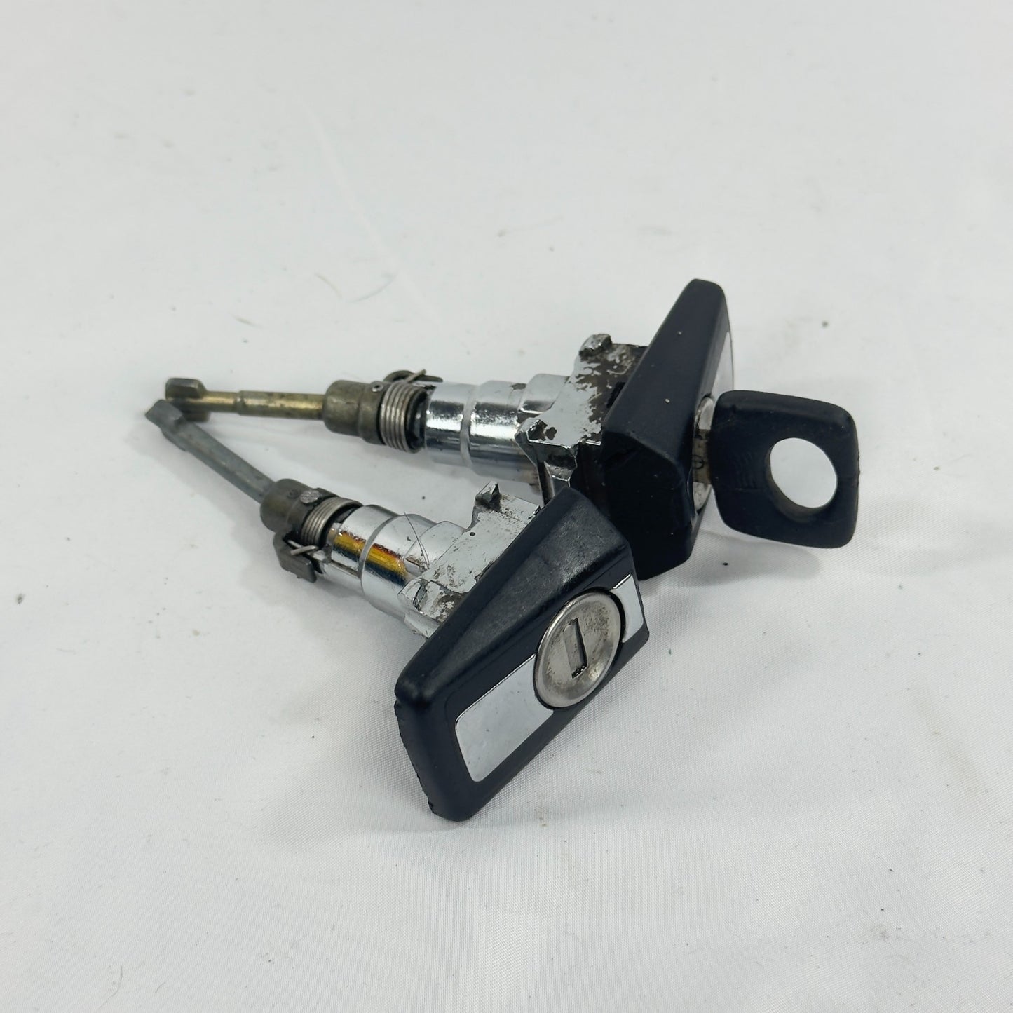 Mercedes W124 Türschloss Satz Schlüssel Schließzylinder orig. Chrom E-Klasse4