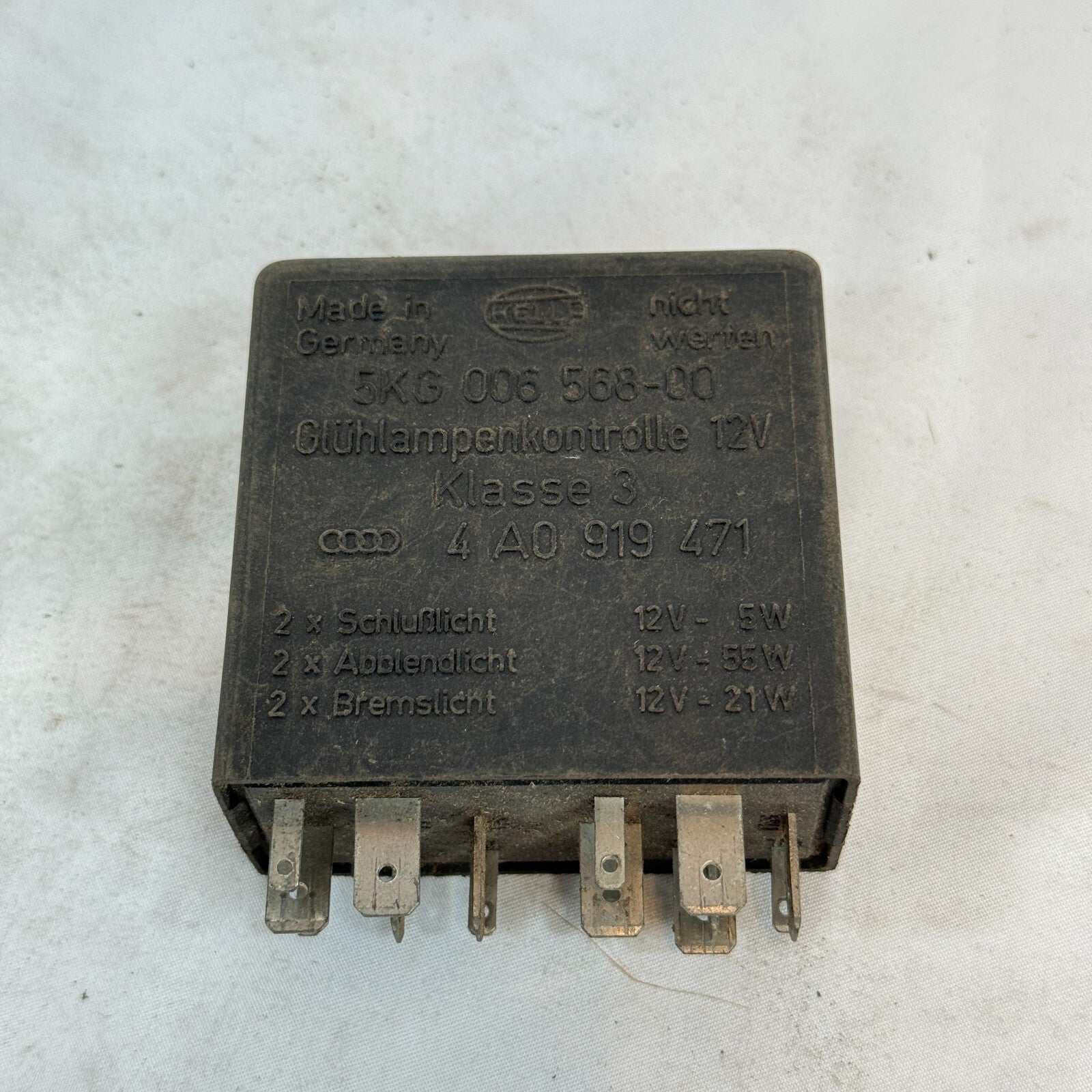 VW Relais 301 Arbeitsrelais 4A0919471 Glühlampen Vorglüh Seat Audi Volkswagen – Bild 6